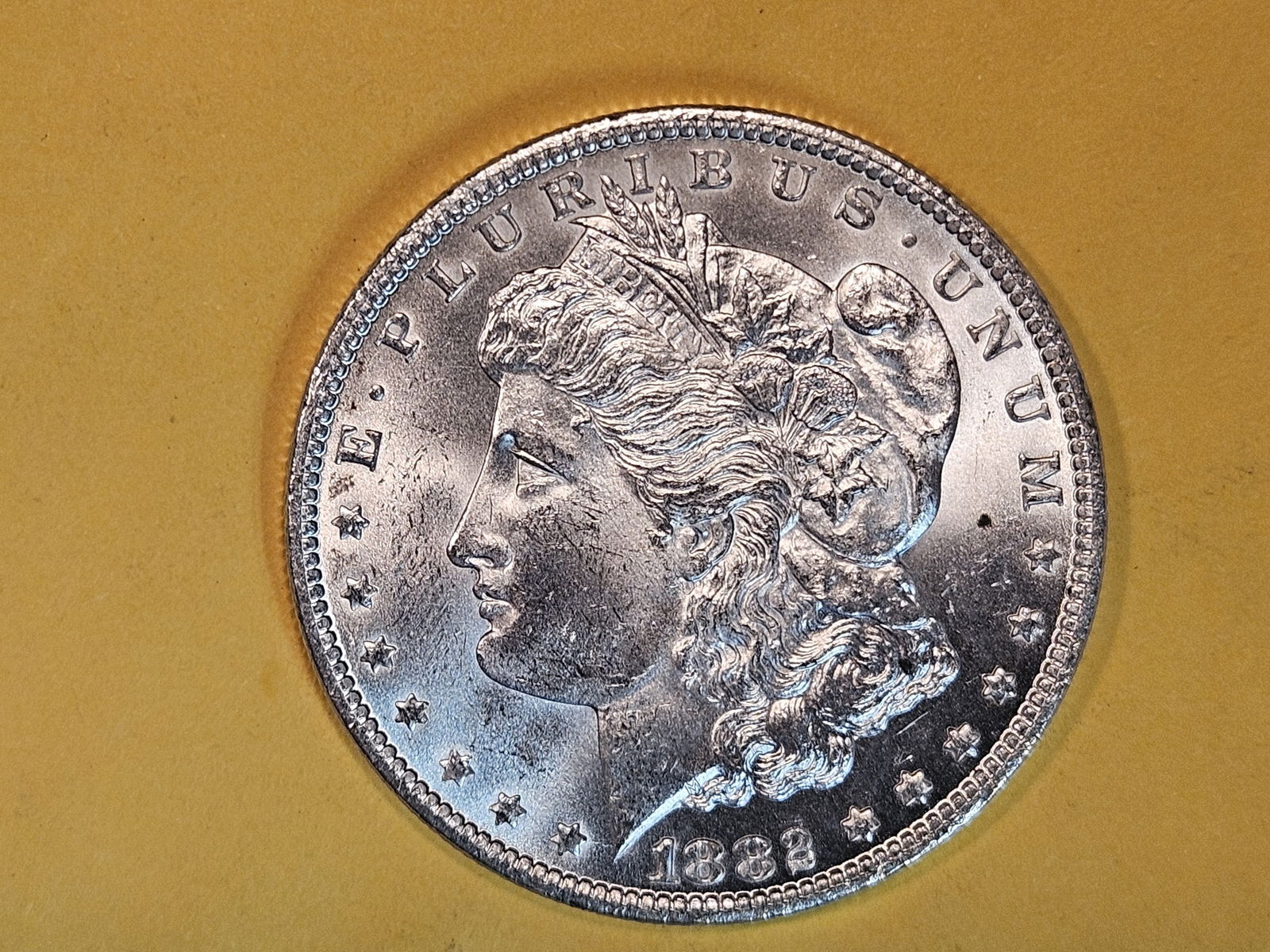 ** KEY DATE ** Very Choice Brilliant Uncirculated 1882-CC Morgan Dollar (1 of 11)