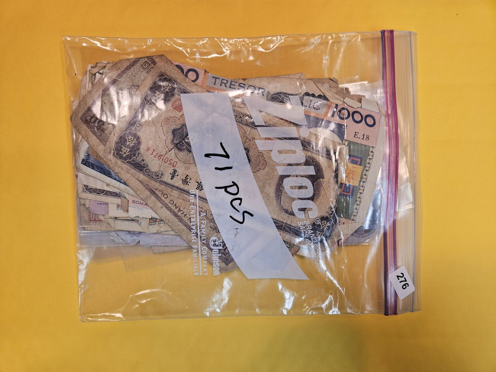 Seventy-one pieces of mixed World notes (1 of 2)