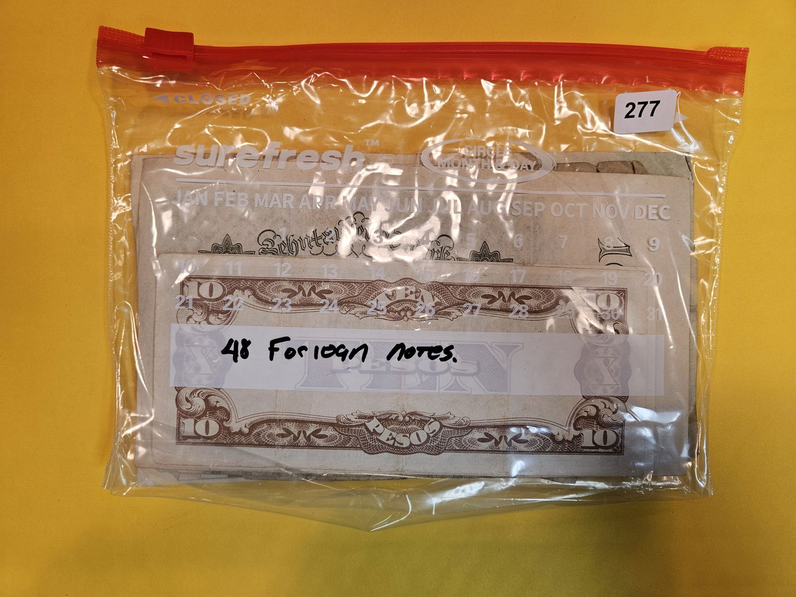 Forty-one pieces of mixed World notes (1 of 2)