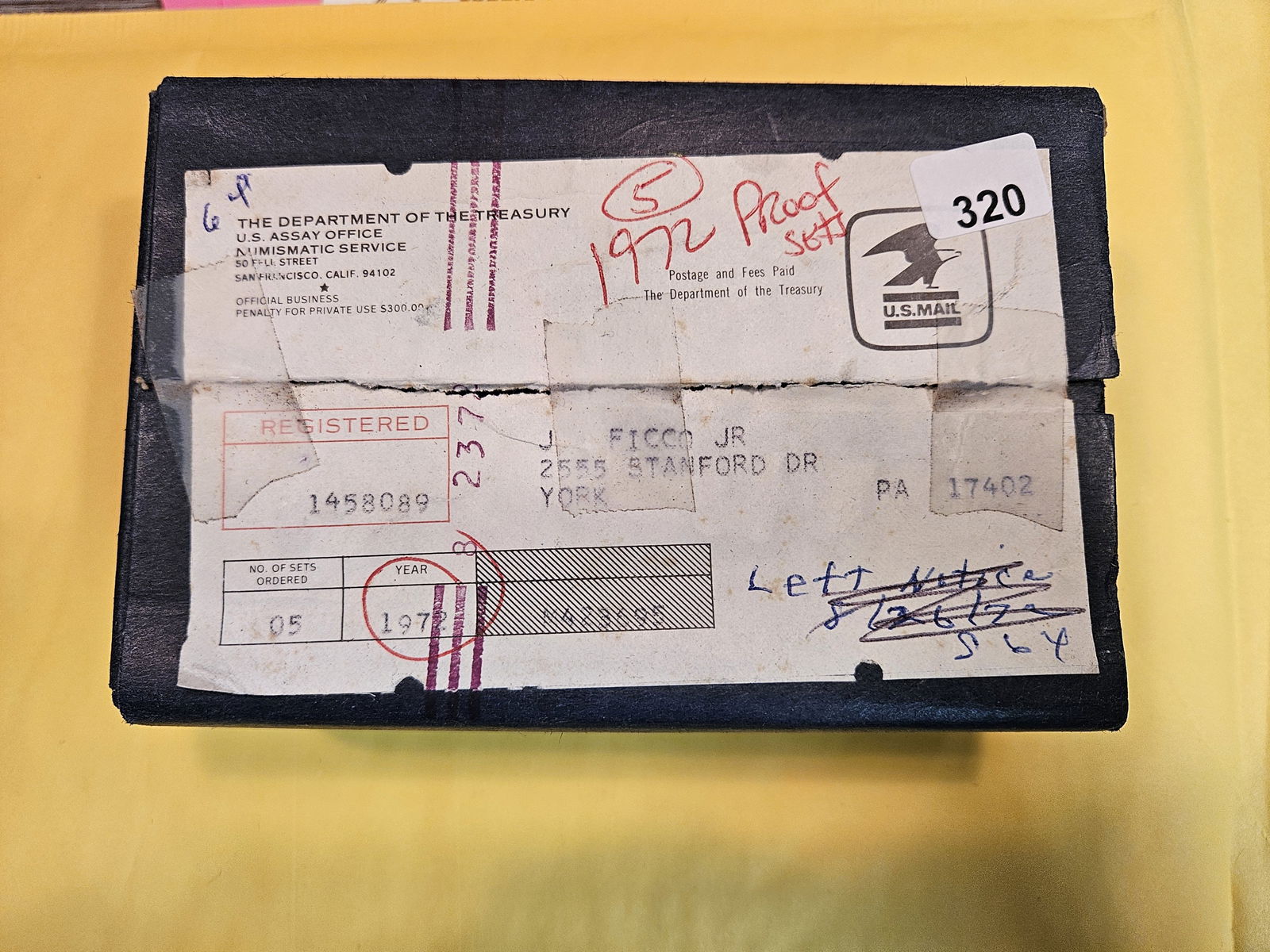 Five 1972 US Proof Sets (1 of 2)