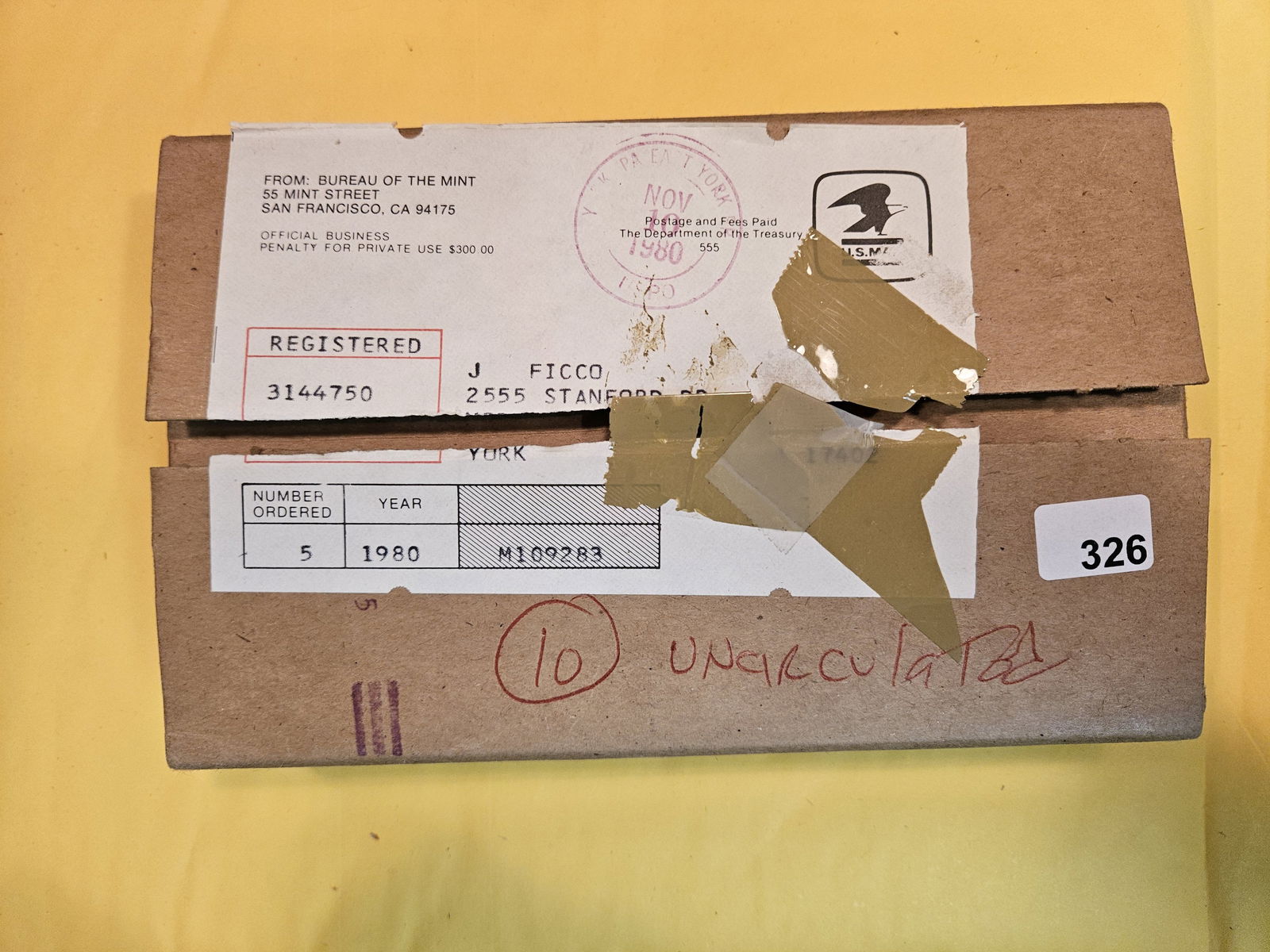 Five 1980 US Mint Sets (1 of 2)