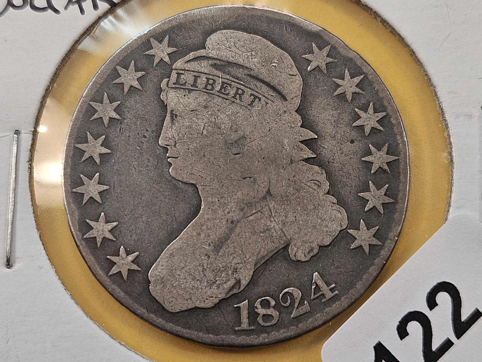 1823 Capped Bust Silver Half Dollar (1 of 4)