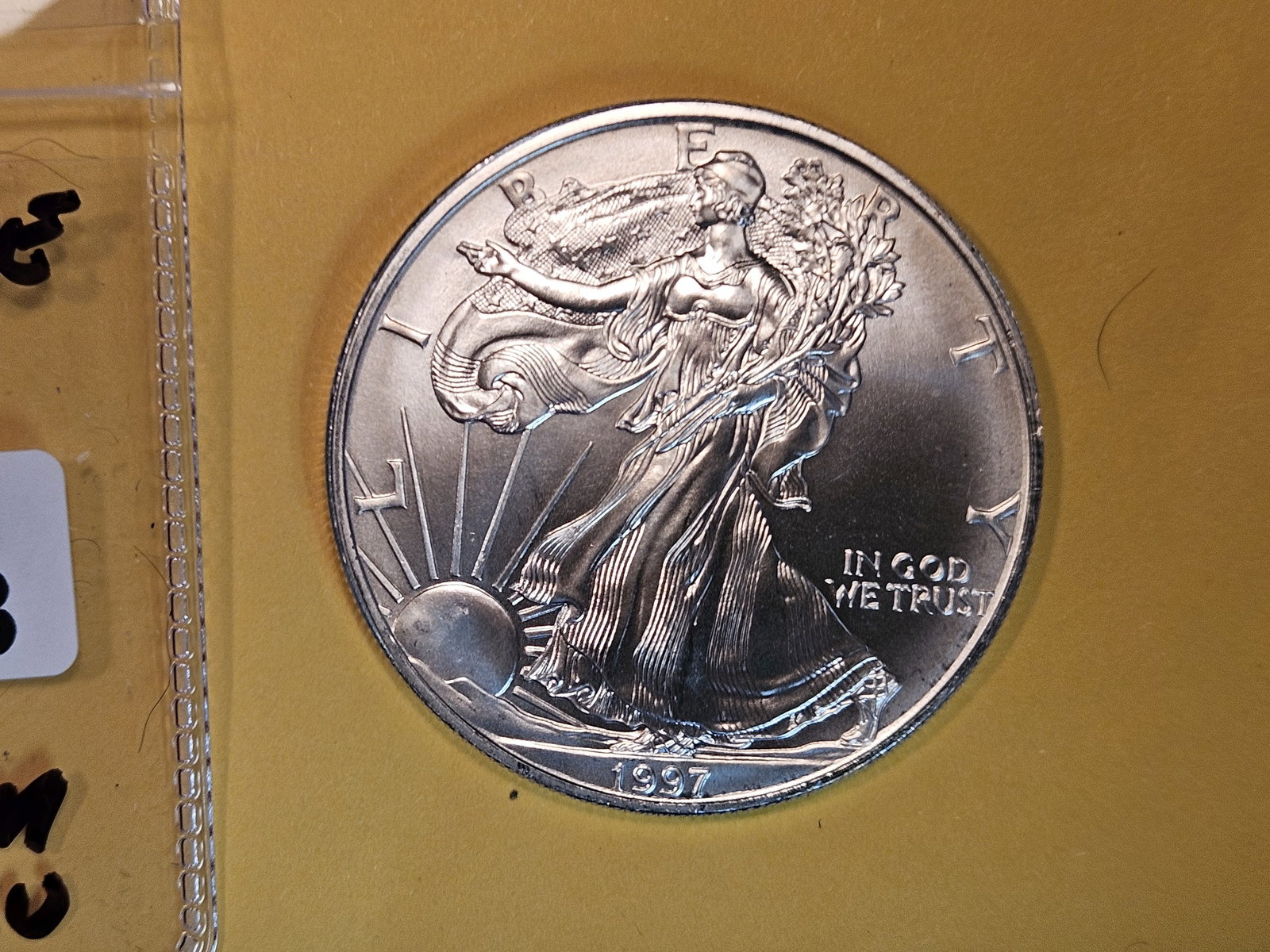 GEM Brilliant Uncirculated 1997 American Silver Eagle (1 of 3)