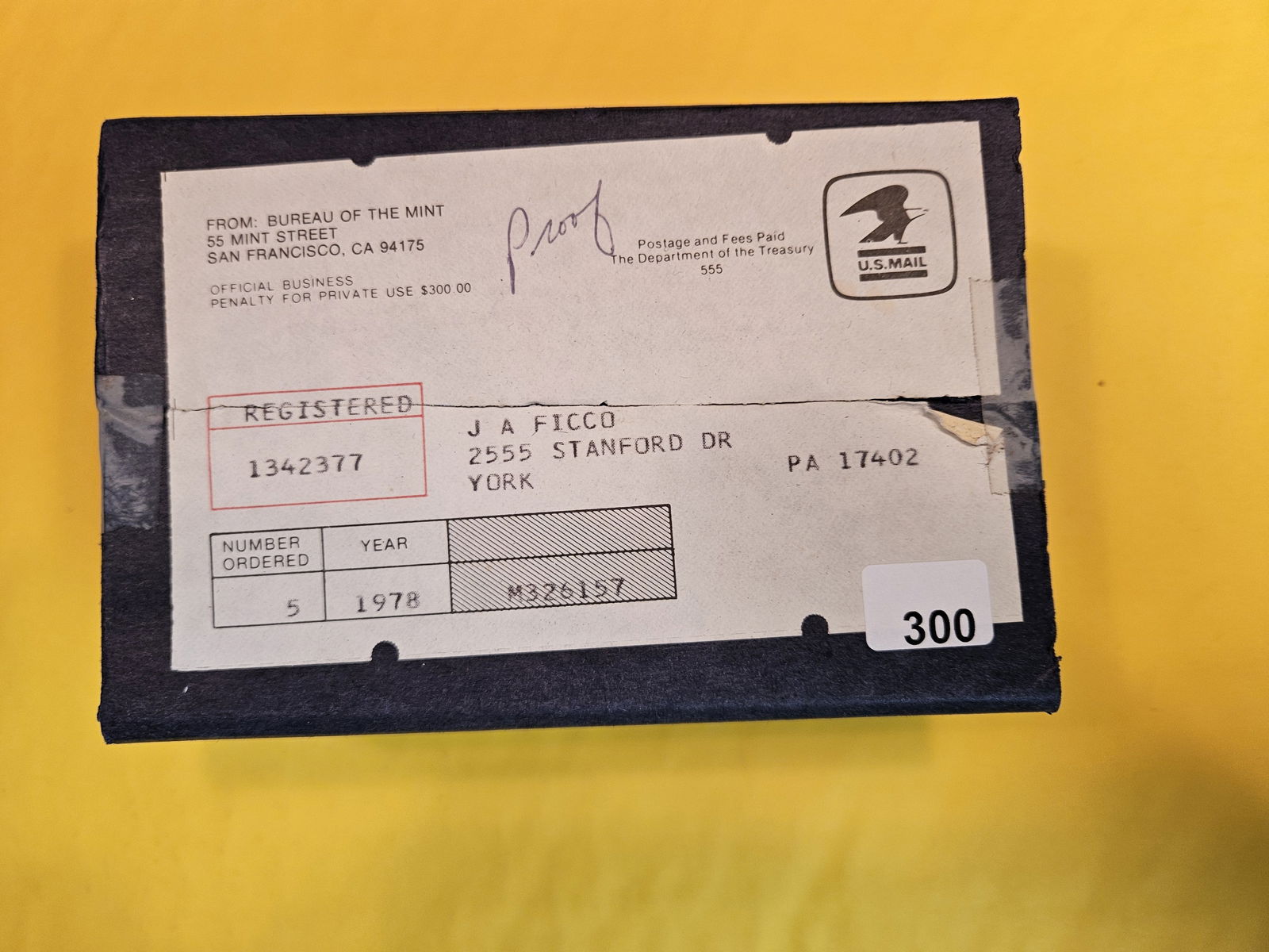 Five 1978 US Proof Sets (1 of 2)