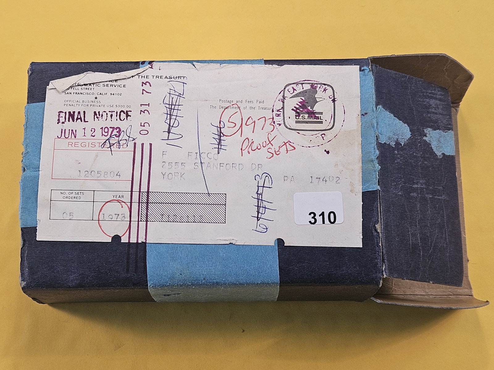 Five 1973 US Proof Sets (1 of 2)