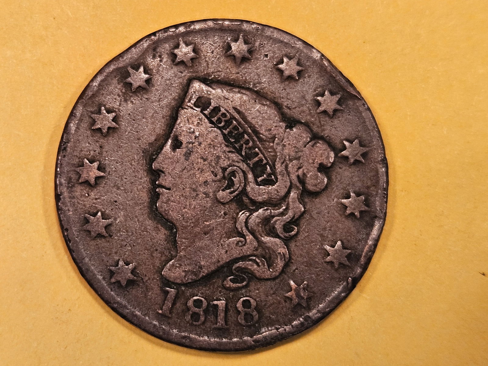 1818 Coronet Head Large Cent (1 of 3)