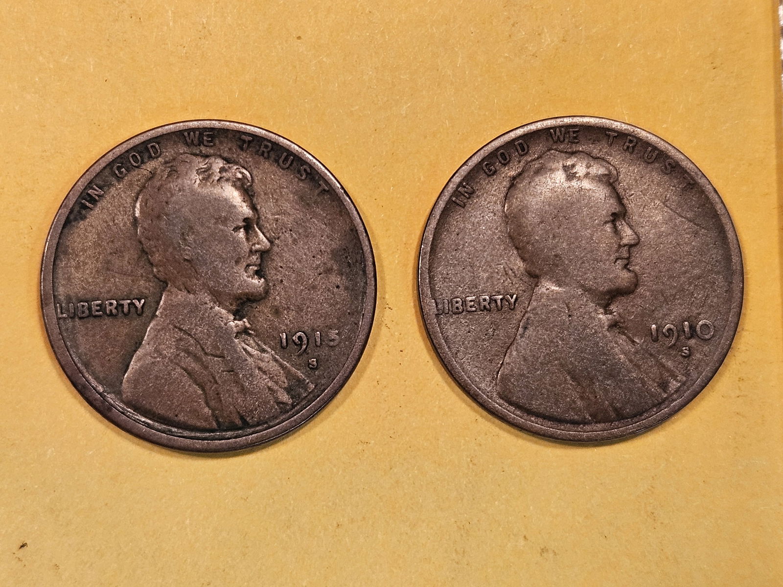 Two little better date Wheat cents in Fine and Very Good (1 of 3)