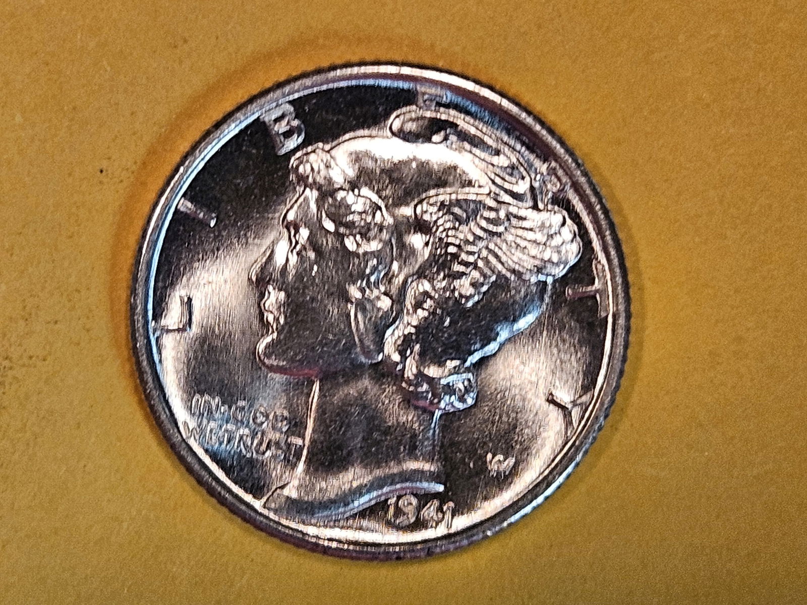 GEM Brilliant Uncirculated 1941-D Mercury Dime FSB (1 of 7)