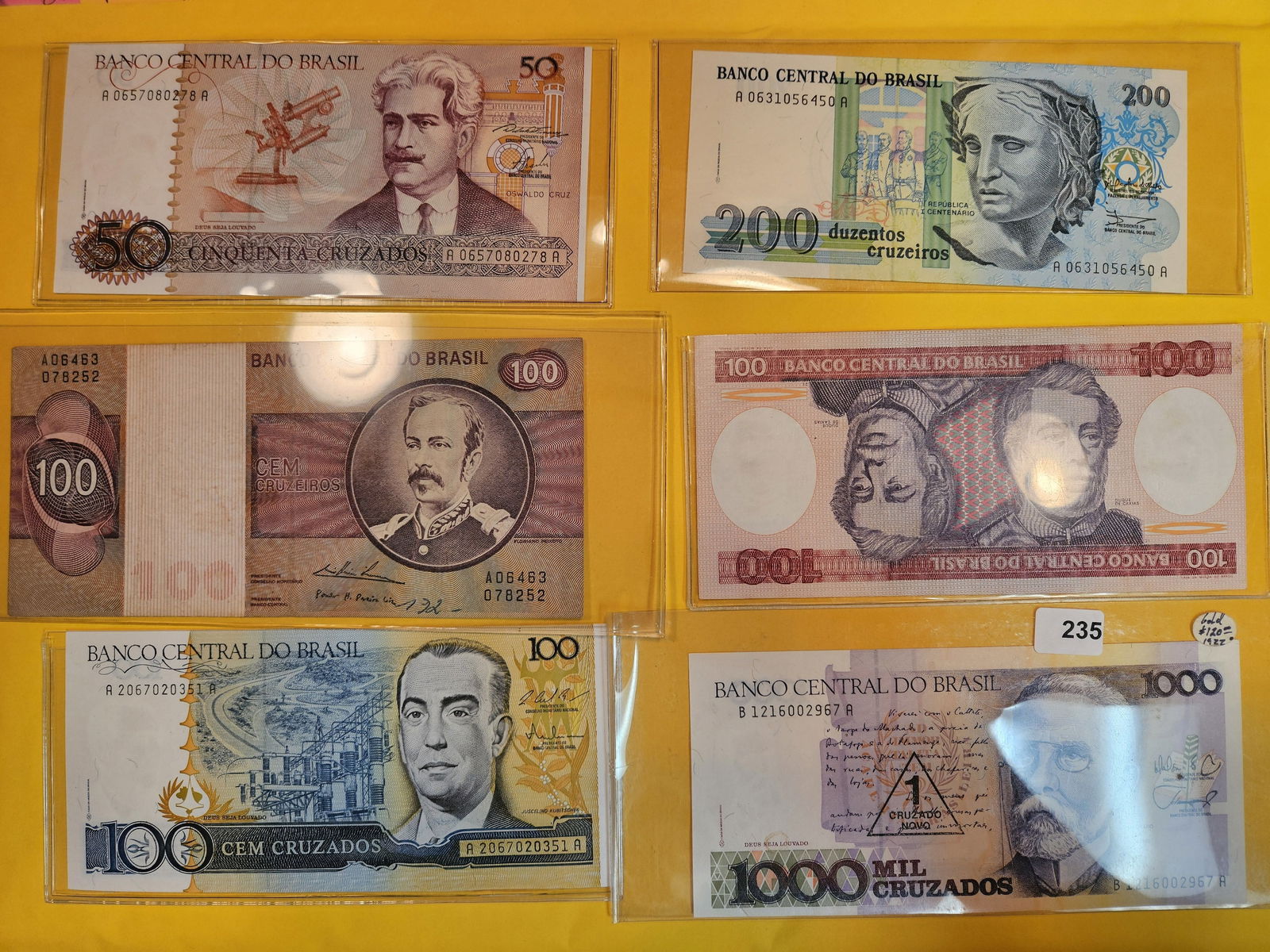 Six mixed notes from Brazil (1 of 9)