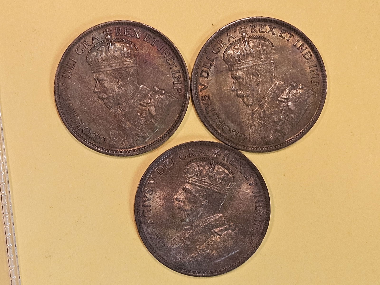 Three nice AU-UNC Canada Large Cents (1 of 6)