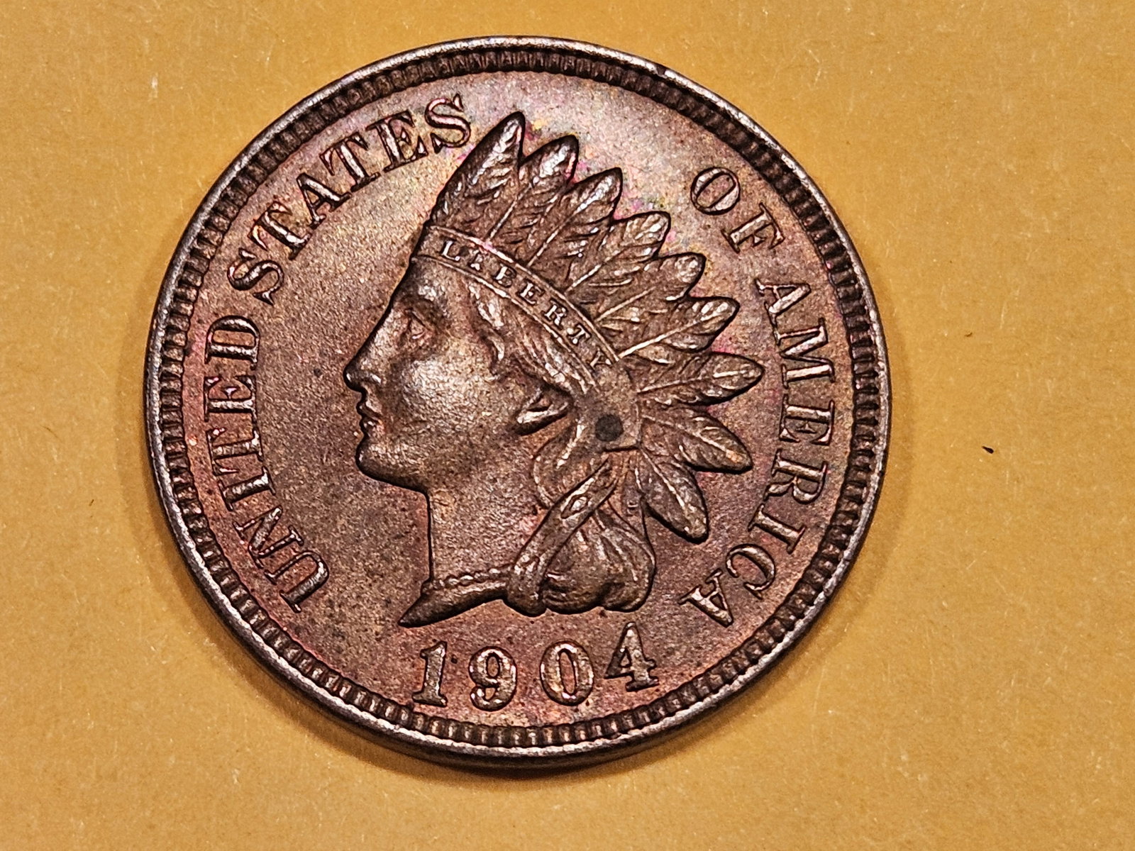 Choice Uncirculated 1904 Indian Cent (1 of 10)