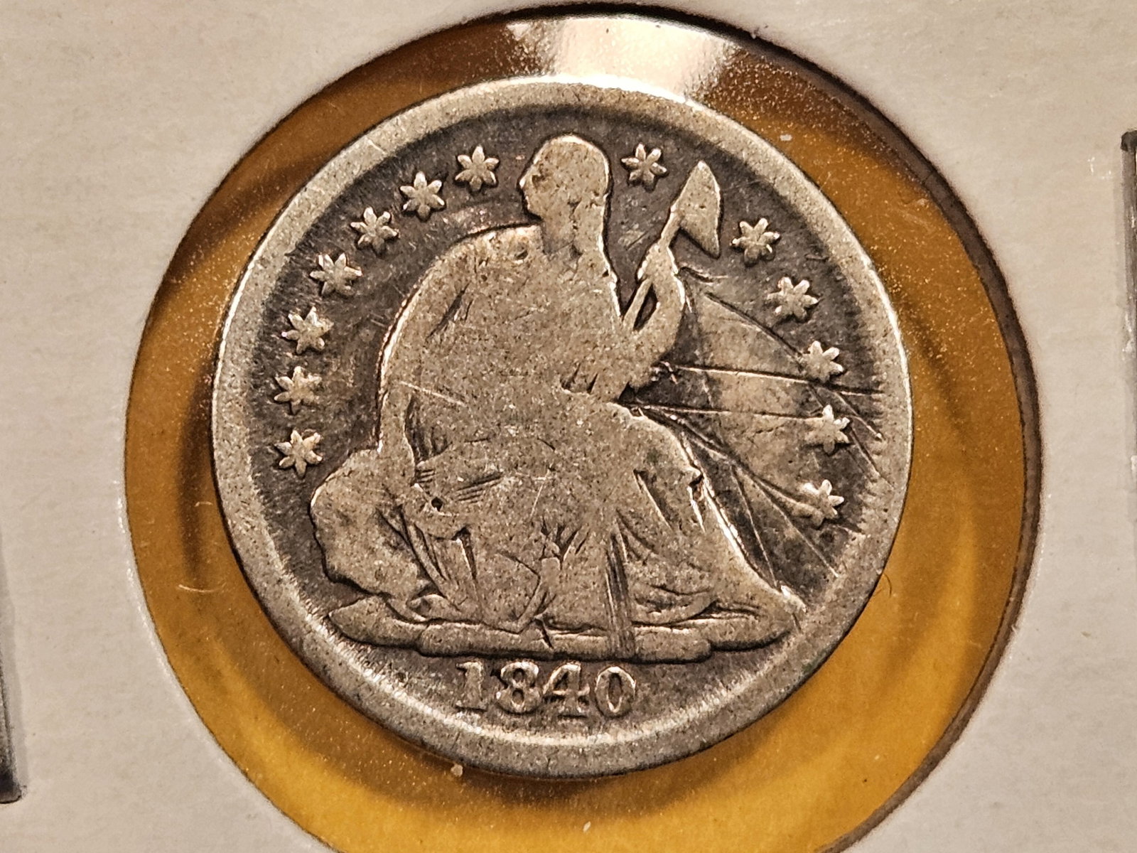 * KEY DATE * 1840-O Seated Liberty Half Dime (1 of 3)