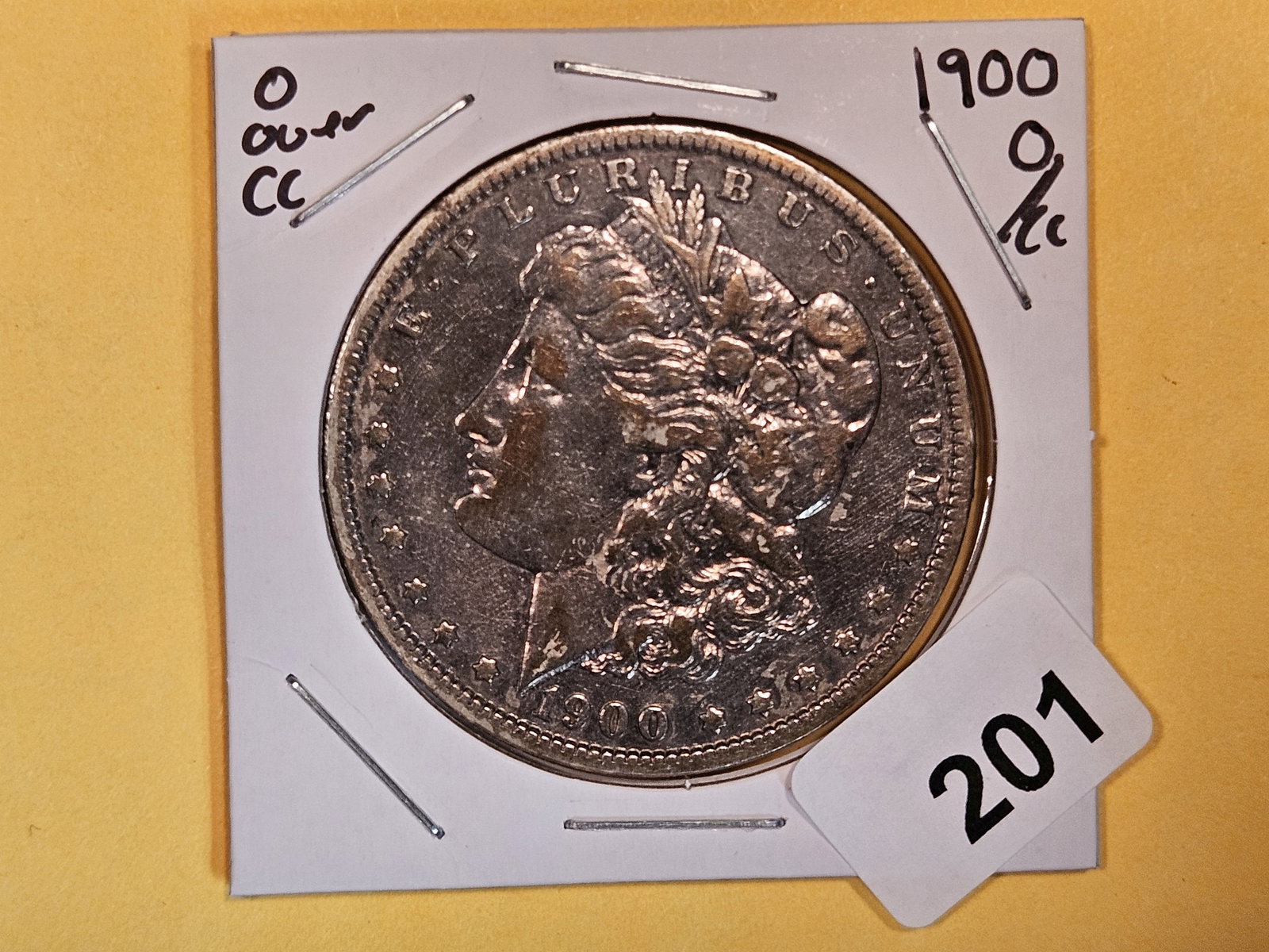 * KEY VARIETY! 1900-O/CC Morgan Dollar (1 of 4)