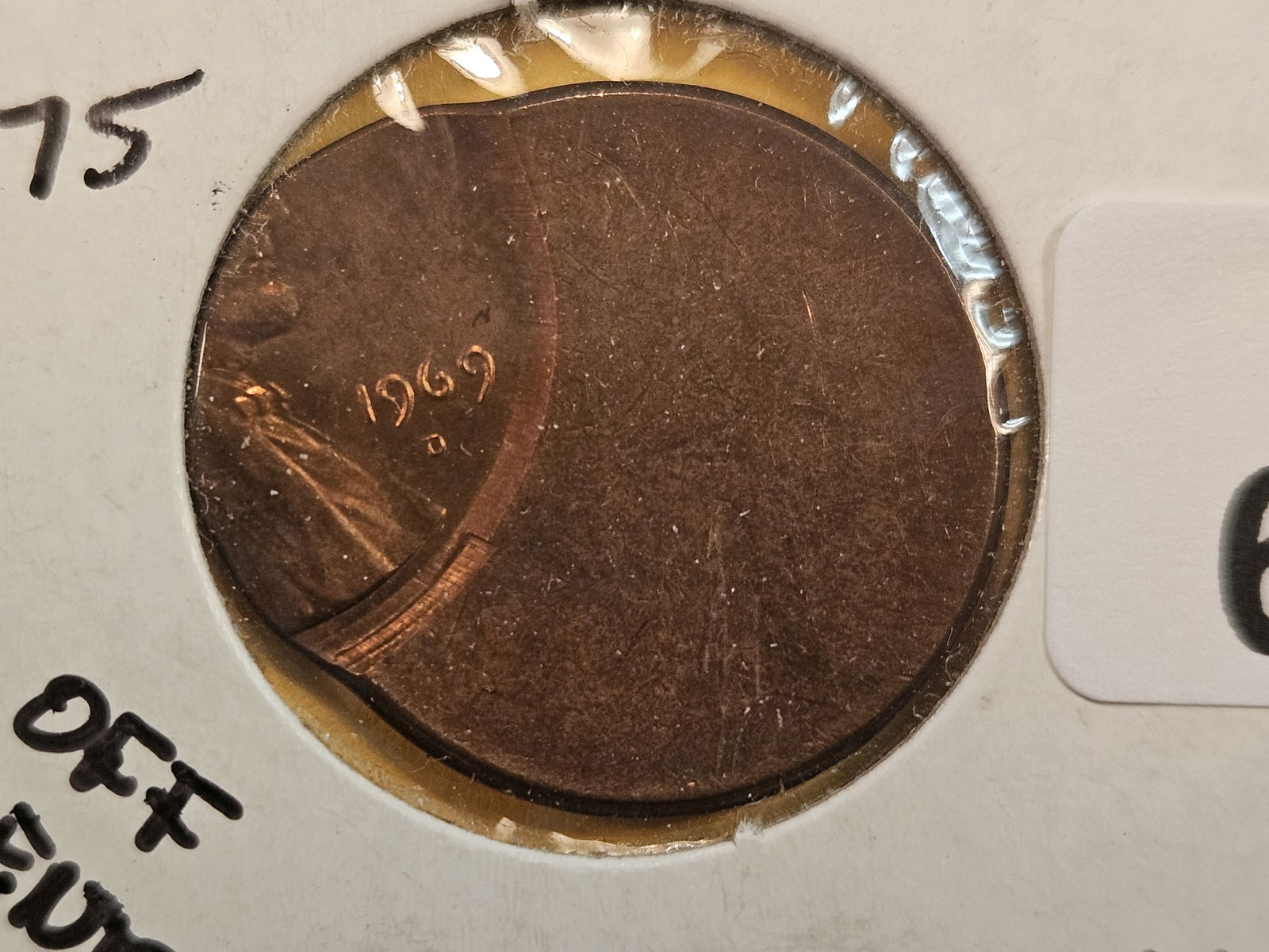MINT ERROR! Brilliant Uncirculated 1969-D Lincoln Memorial Cent (1 of 4)