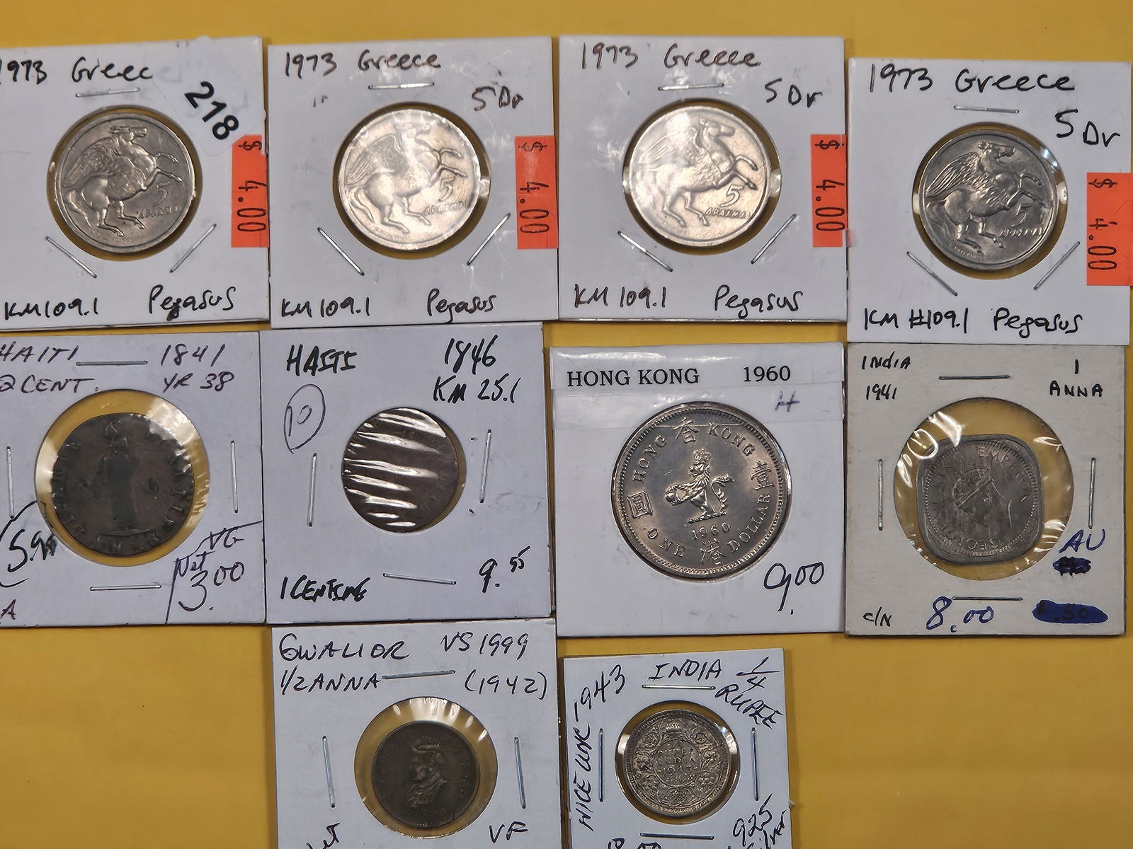 Ten Mixed World Coins (1 of 7)