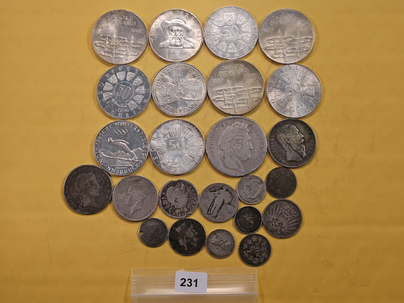 Bag of Mixed US and World Silver Coins (1 of 5)