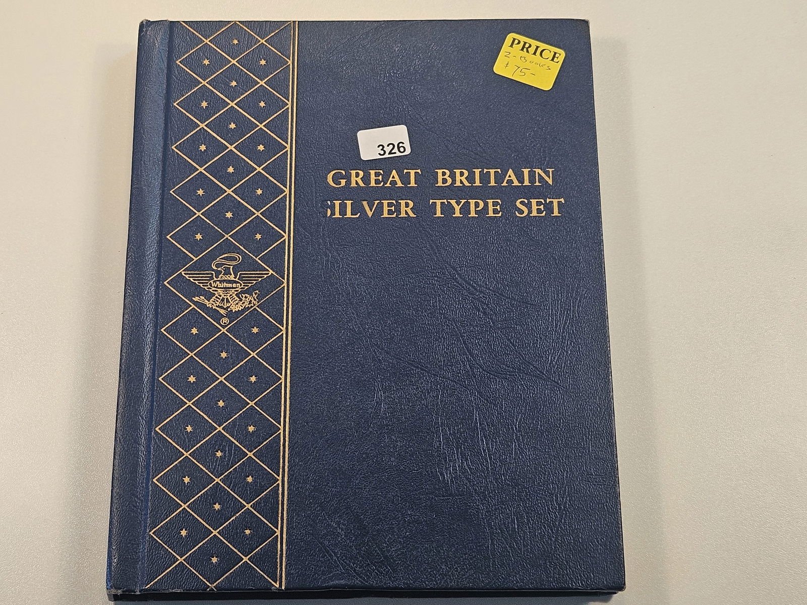 Partially Filled Great Britain Silver Type Set Whitman Album (1 of 5)