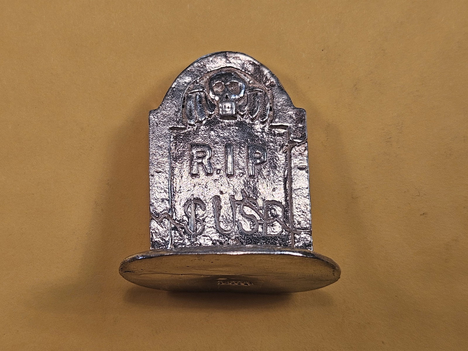 Cool .999 fine Silver Art Bar thingee: 68 Grams .999 Fine Silver