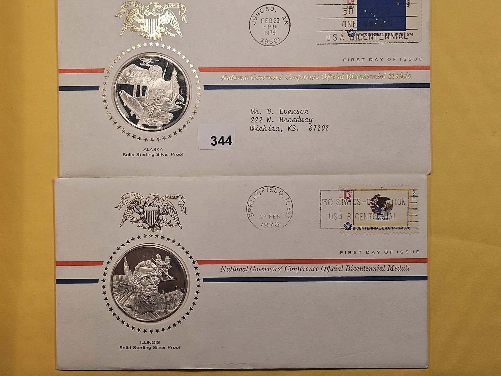 Two Sterling Silver State Art Rounds (1 of 3)