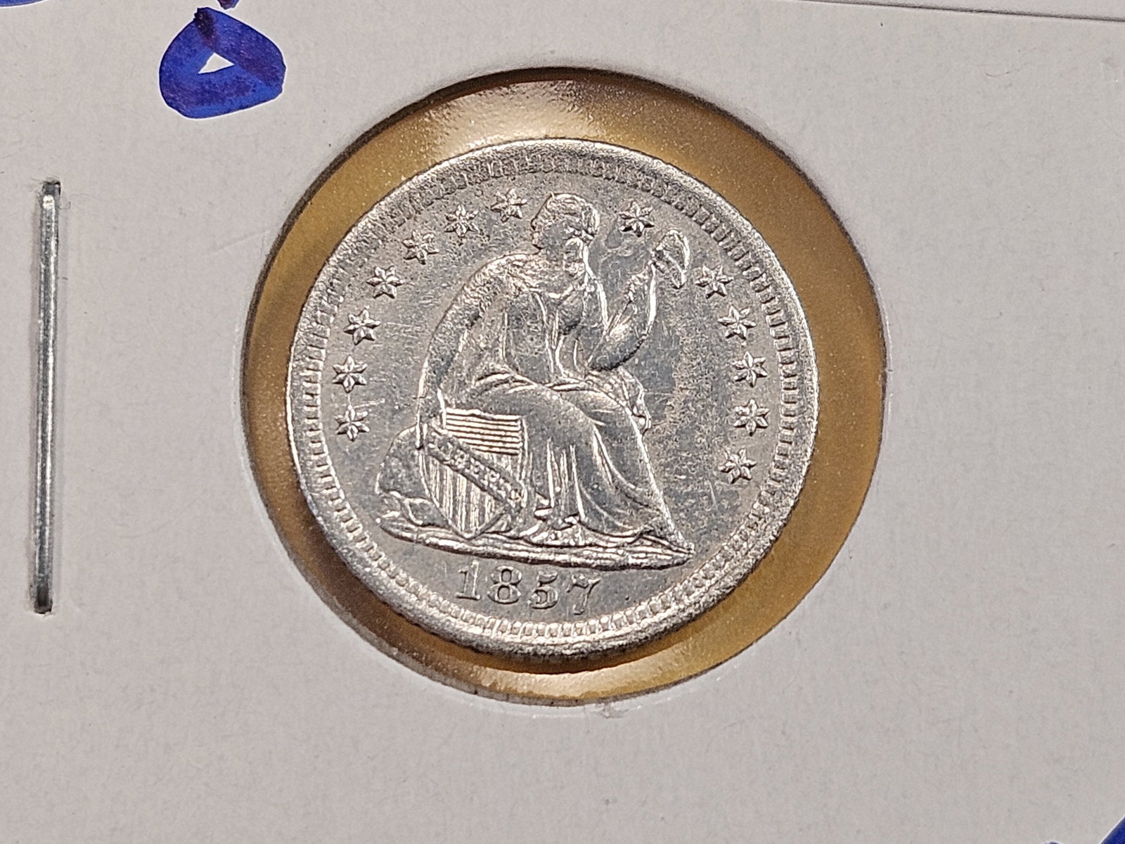 1857-O Seated Liberty Silver Half Dime (1 of 4)
