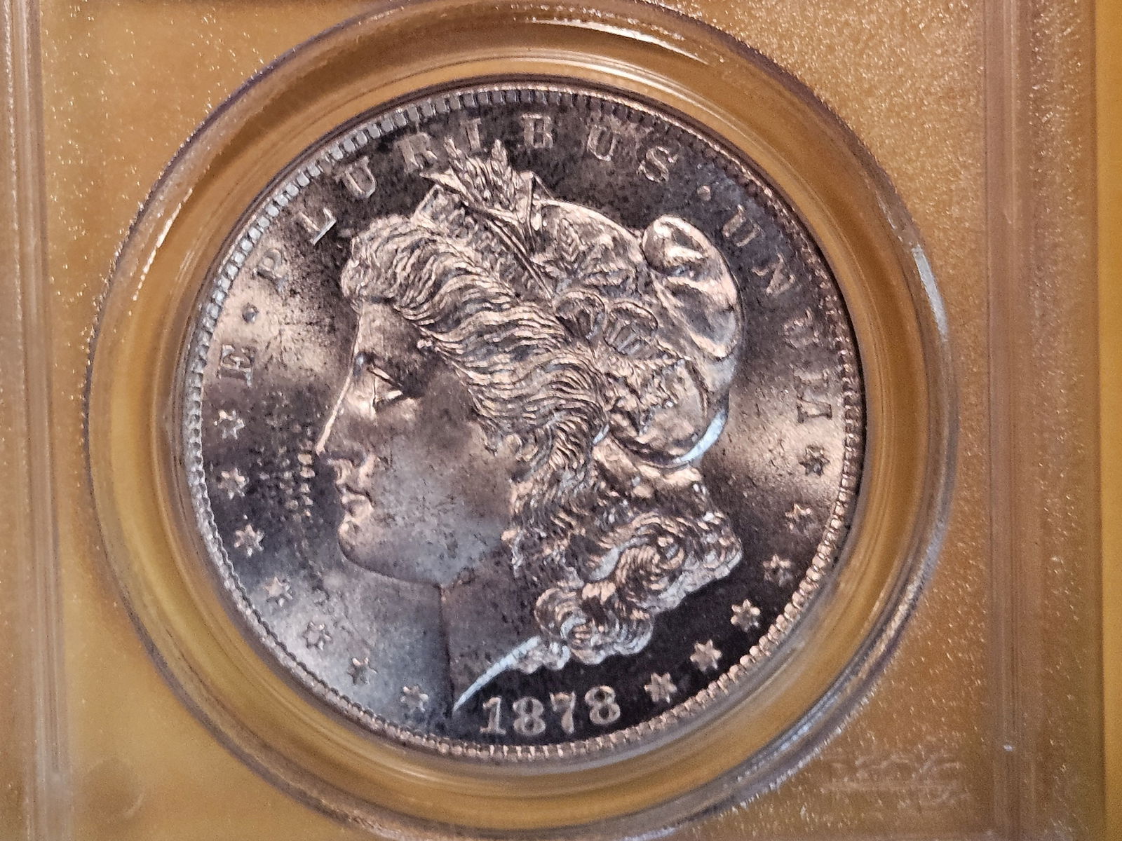 ** KEY DATE ** PCGS 1878-CC Morgan Dollar in Mint State 63 (1 of 7)