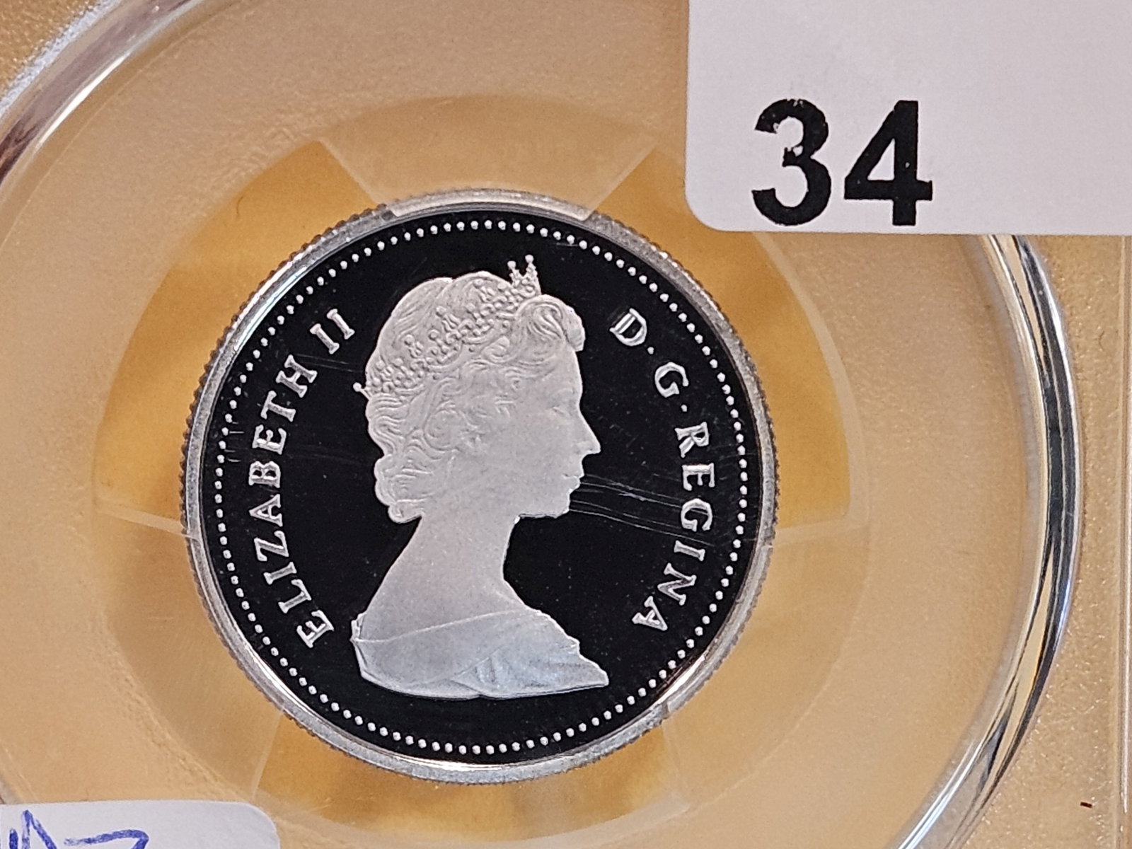 PERFECT! PCGS 1987 Canada 25 cents in Proof 70 Deep Cameo (1 of 3)