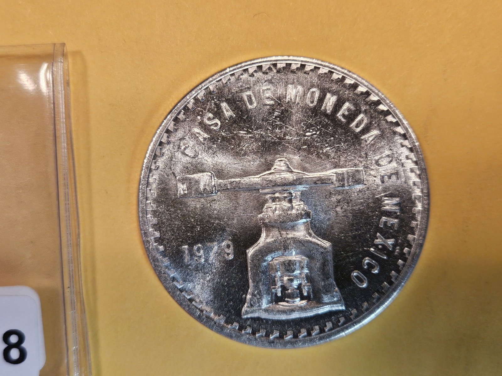 GEM Brilliant Uncirculated 1979 Mexico silver Onza (1 of 2)