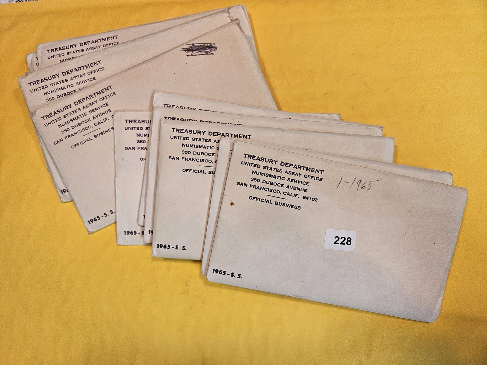 Ten 1965 Special Mint Sets (1 of 1)