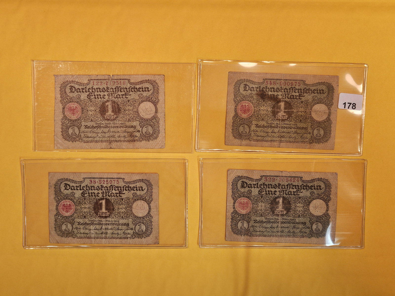 Four 1920 Berlin 1 mark (1 of 6)