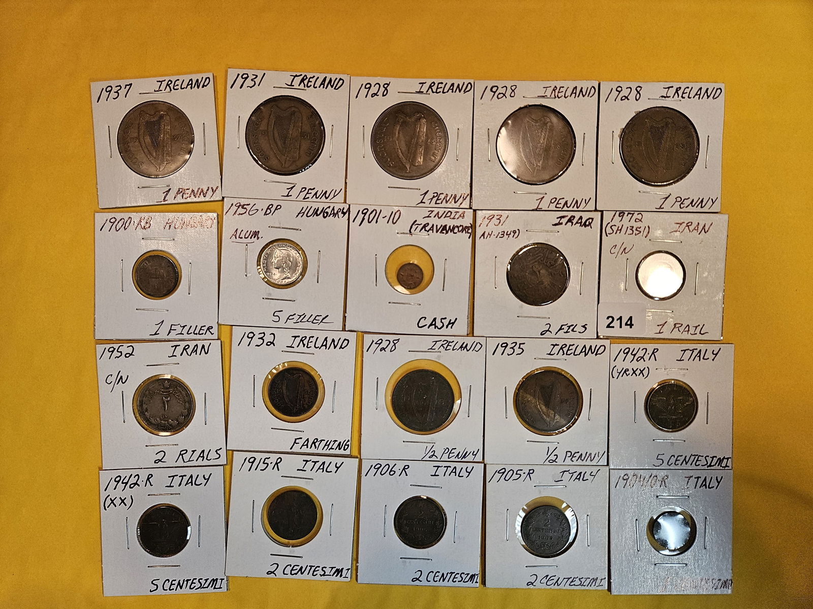 Twenty nice, mixed, World Coins (1 of 6)