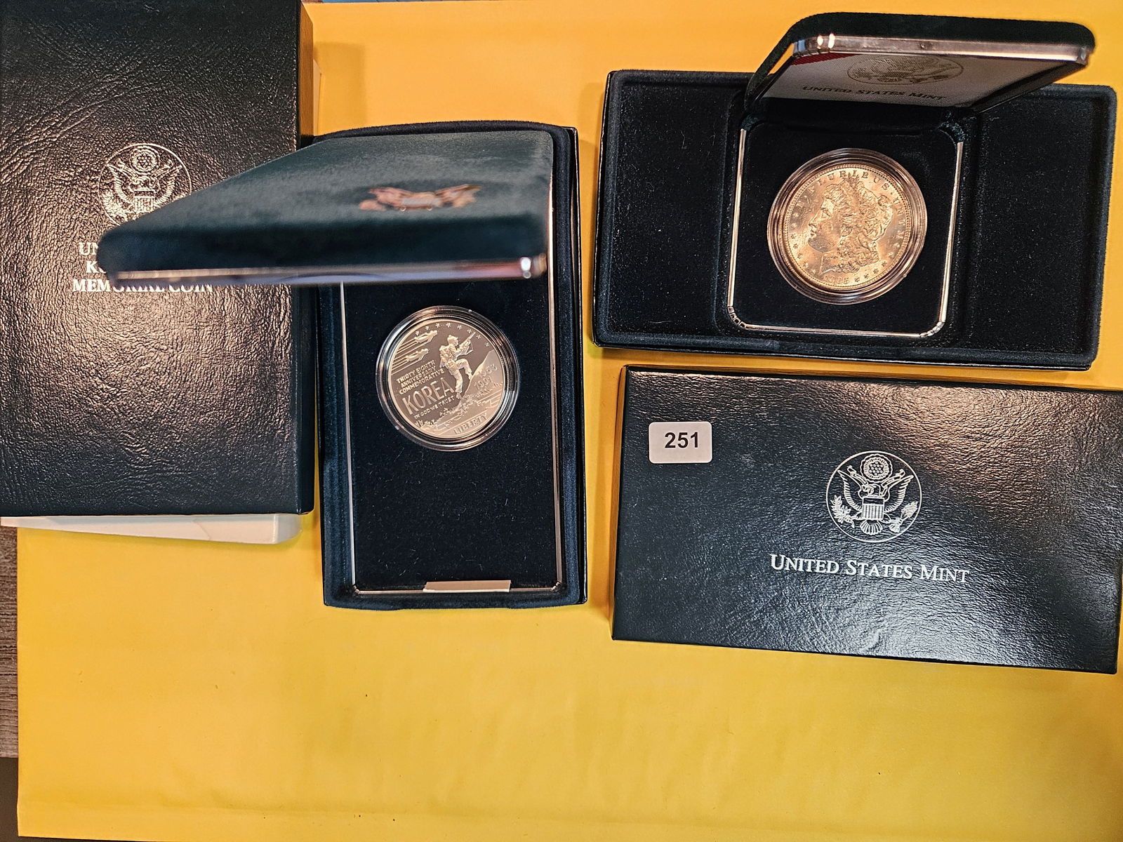 Two US Mint Silver Dollars (1 of 4)