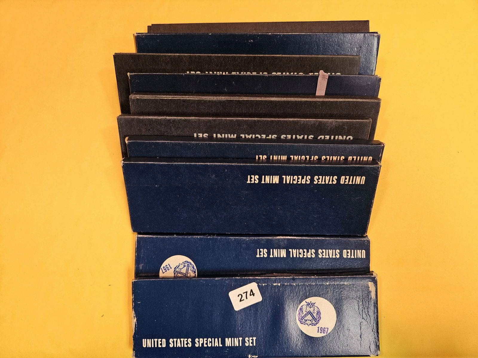 Ten US Silver Special Mint Sets (1 of 1)