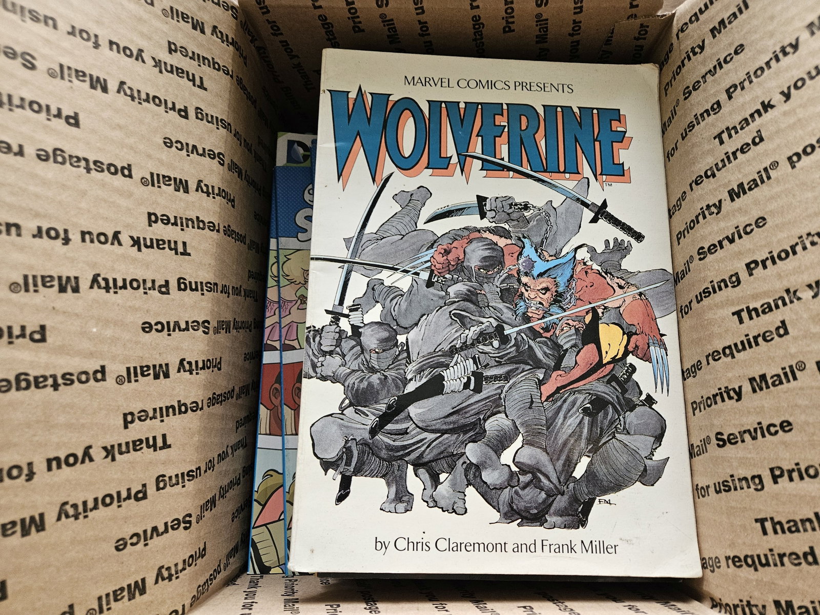 COMICS!: Flat Rate Medium Box. Full of graphic novels and comic-related books
