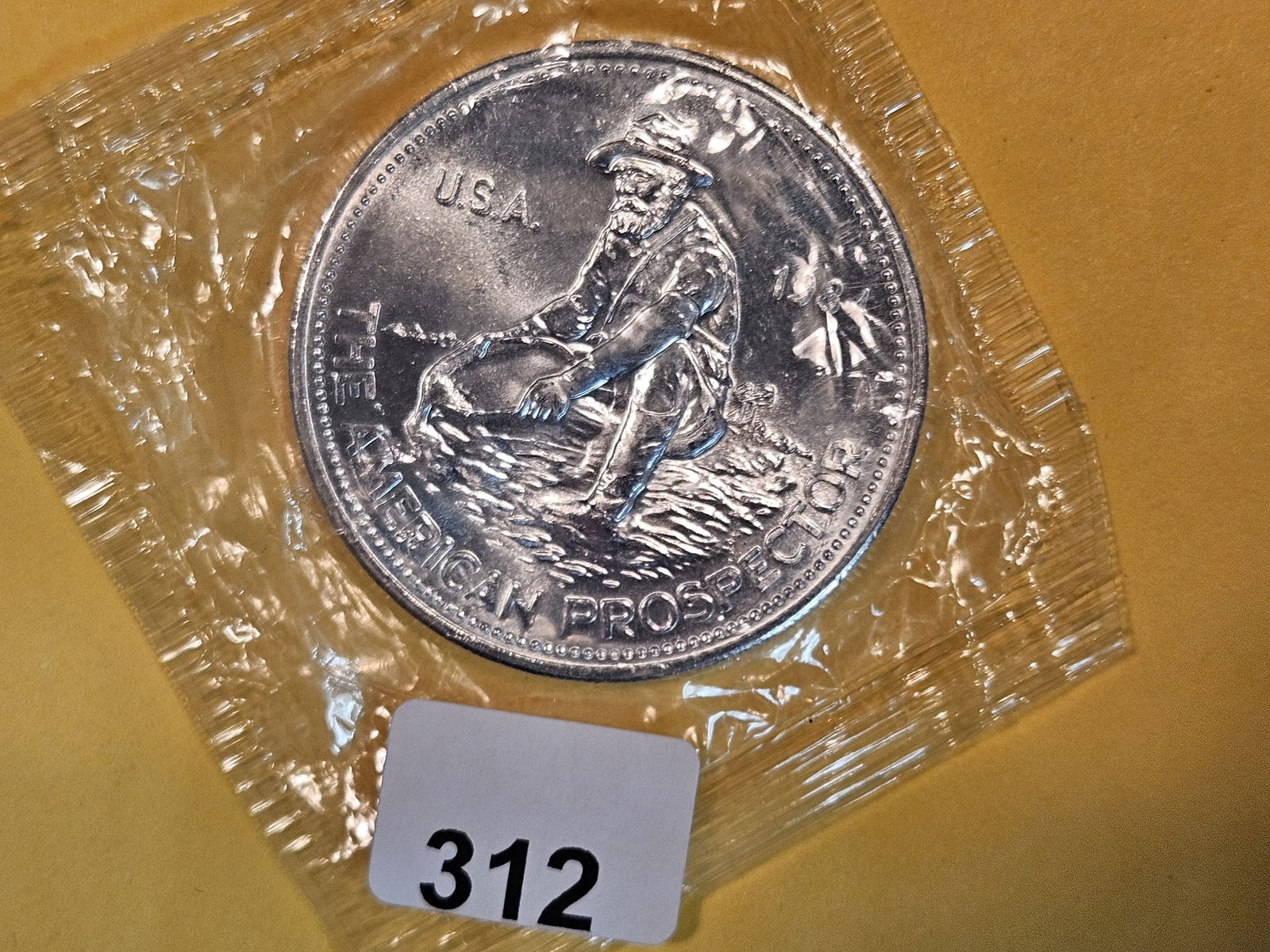 One Troy ounce .999 fine silver art round (1 of 2)