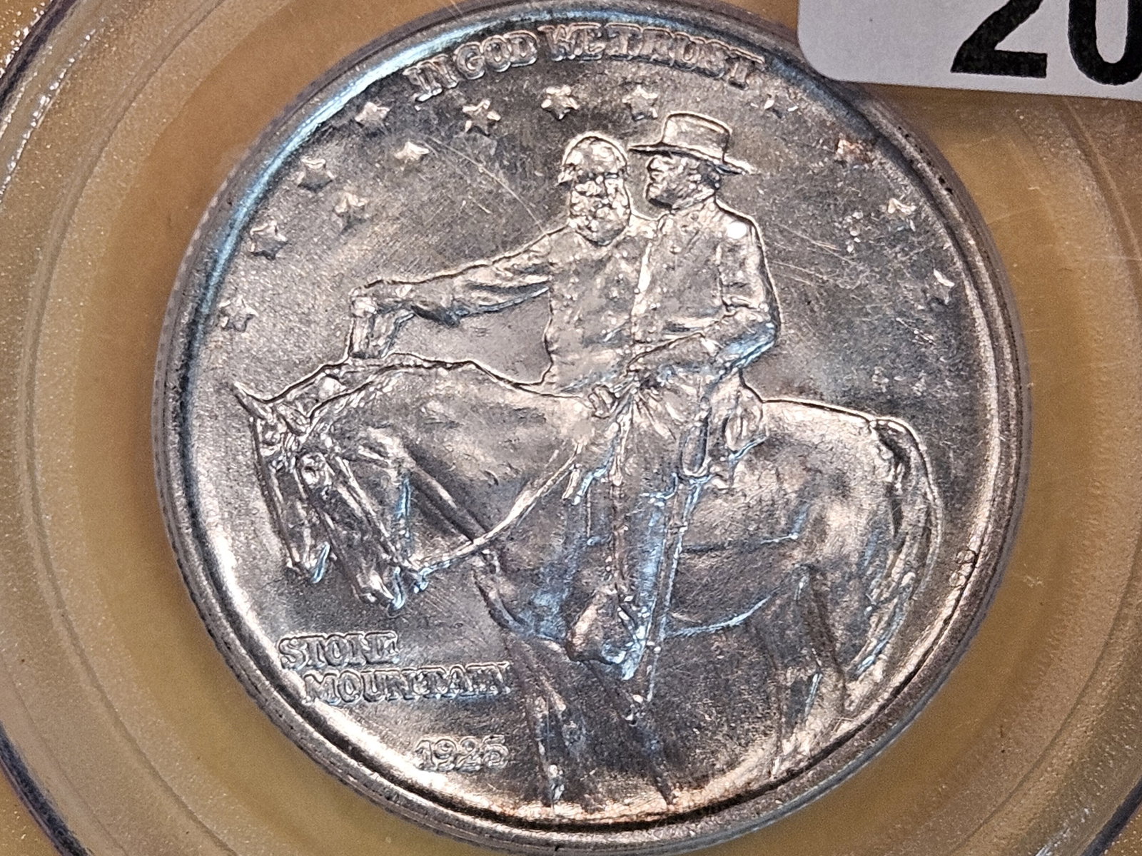 PCGS 1925 Stone Mountain Commemorative silver half dollar in Mint State 63 (1 of 7)
