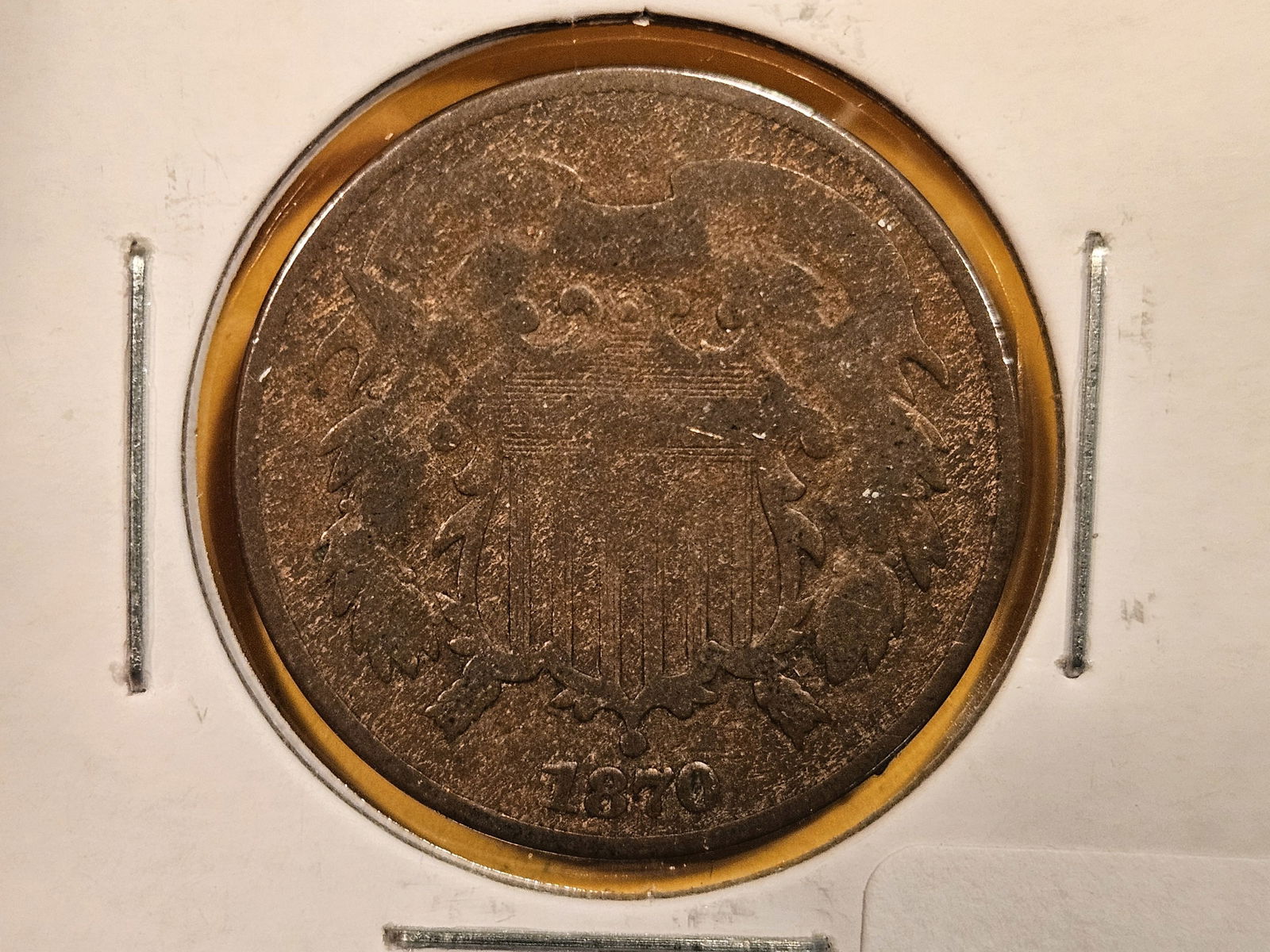 Better Date 1870 Two Cent piece (1 of 3)