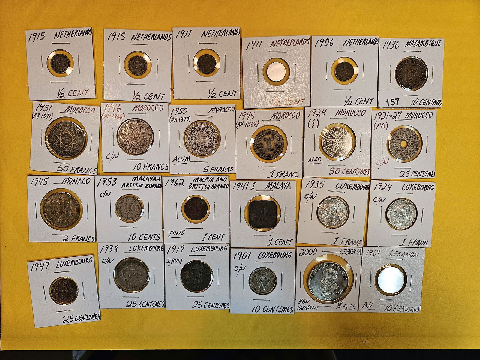 Twenty-four nice mixed World coins (1 of 7)