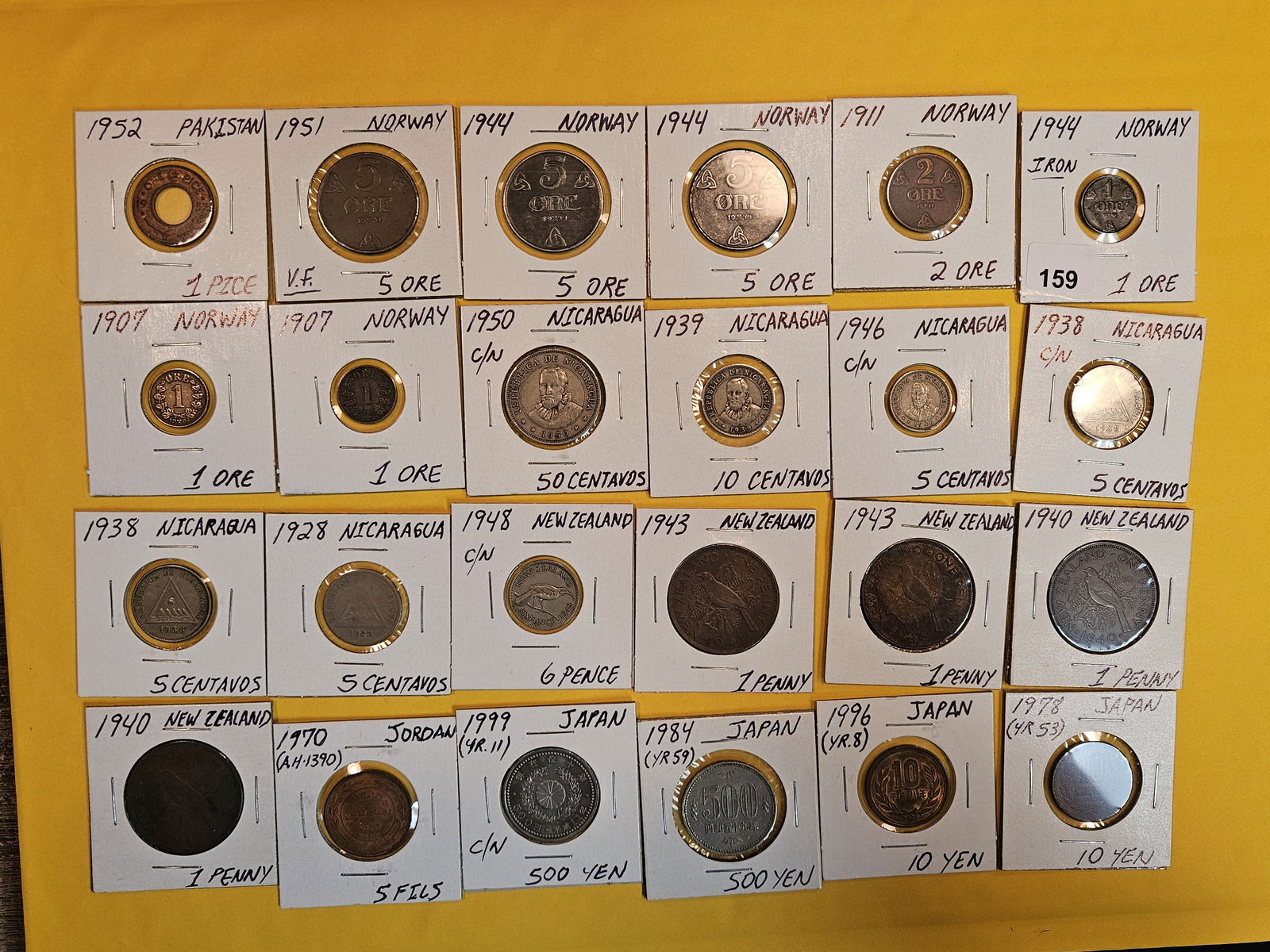 Twenty-four nice mixed World coins (1 of 7)