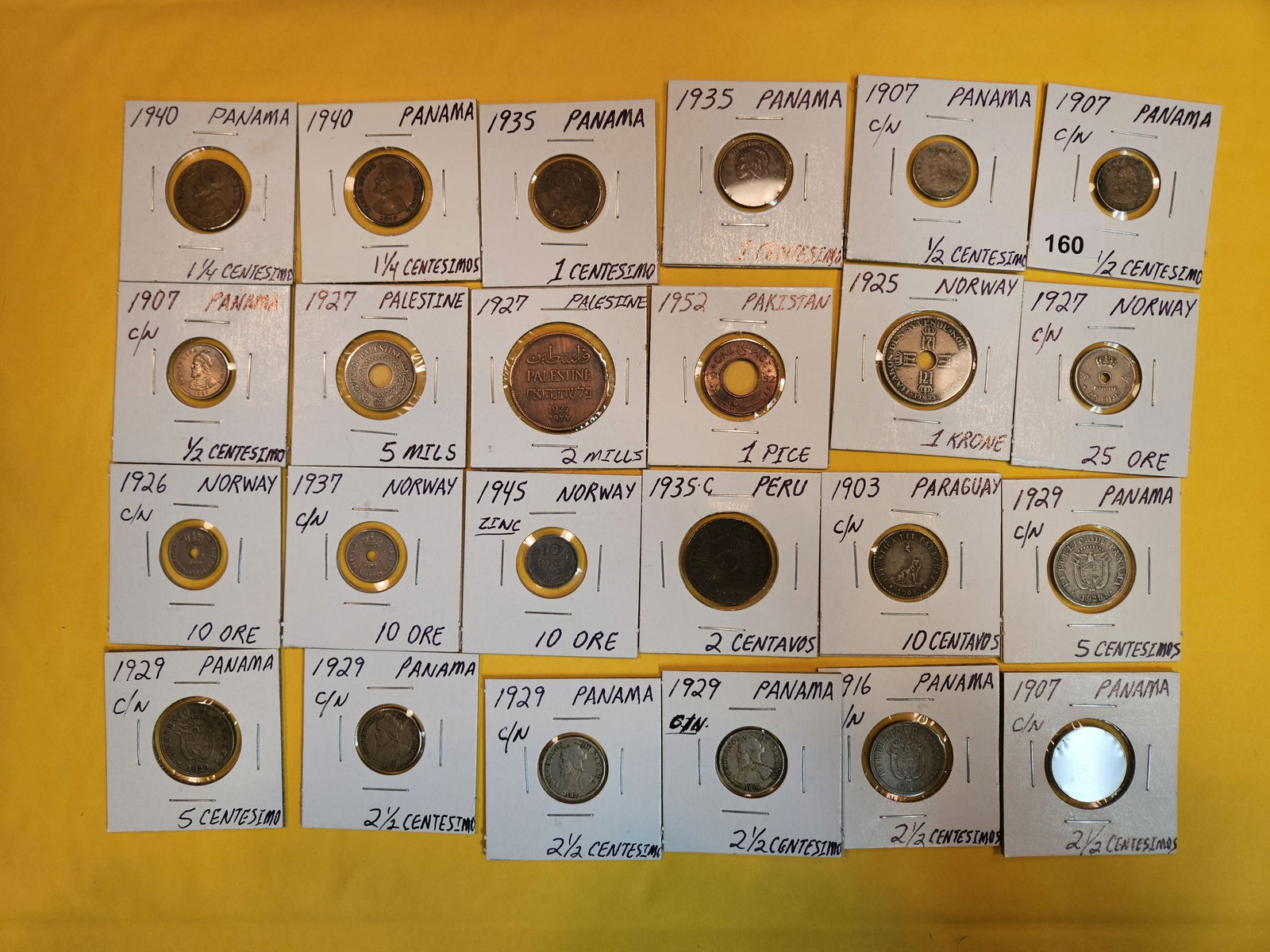 Twenty-four nice mixed World coins (1 of 7)