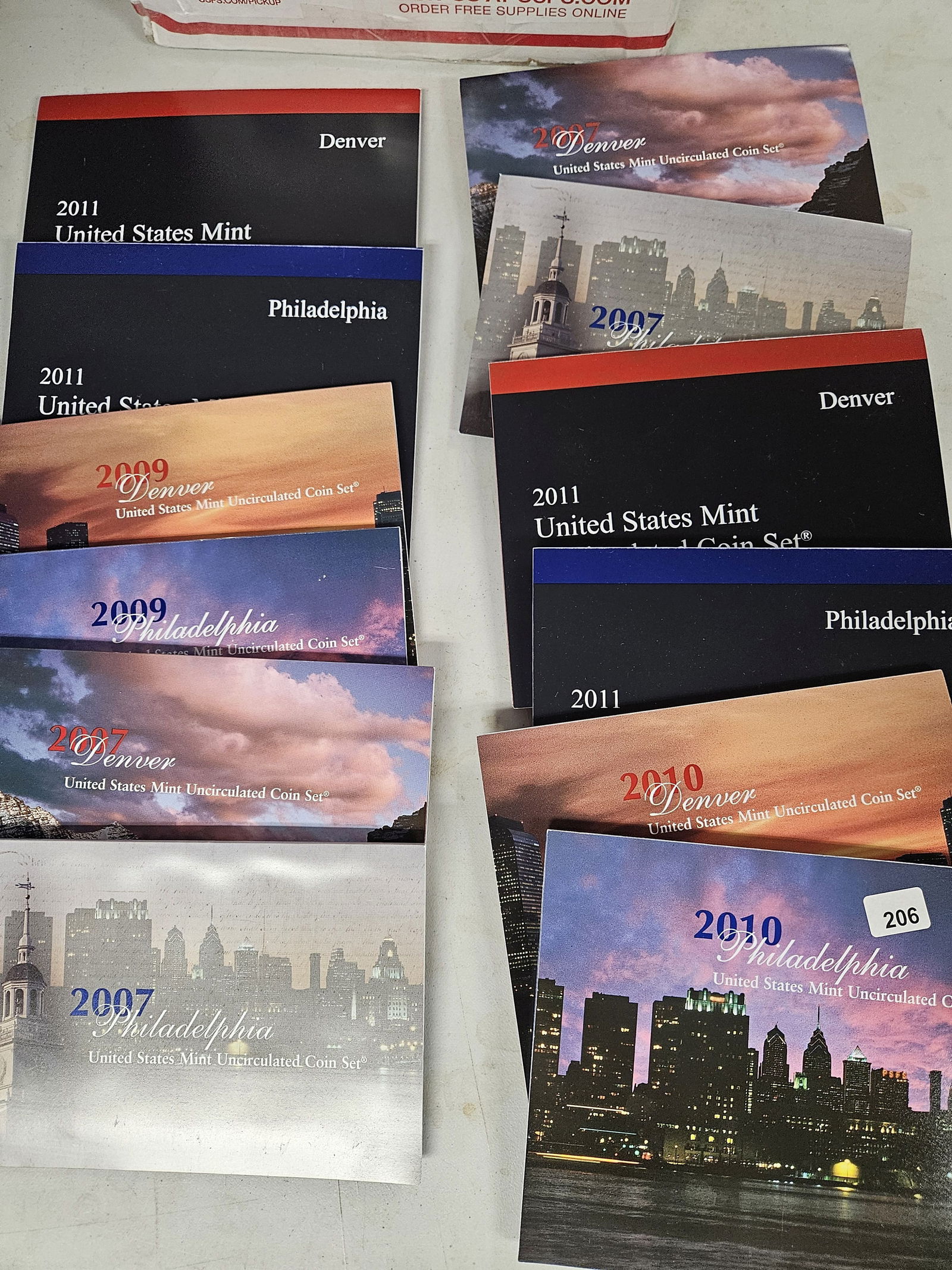 Six P & D US MINT Sets (1 of 1)