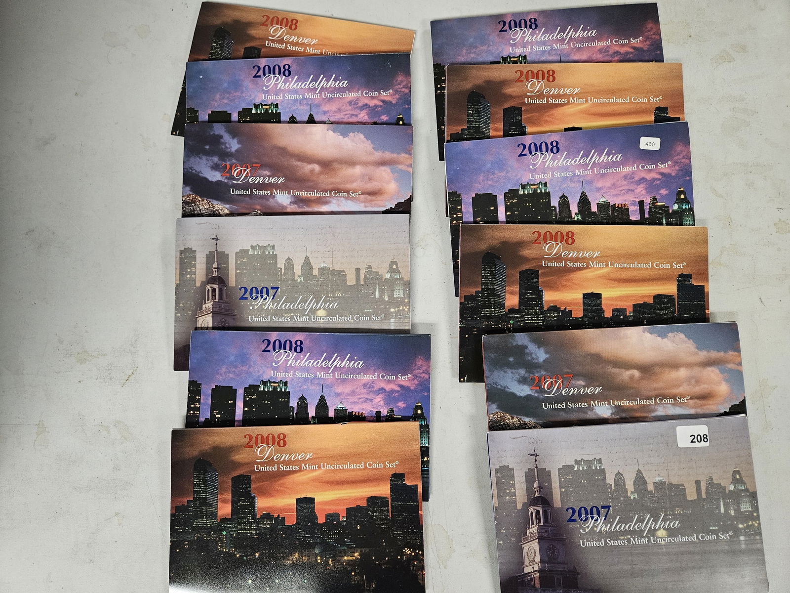 Six P & D US MINT Sets (1 of 1)