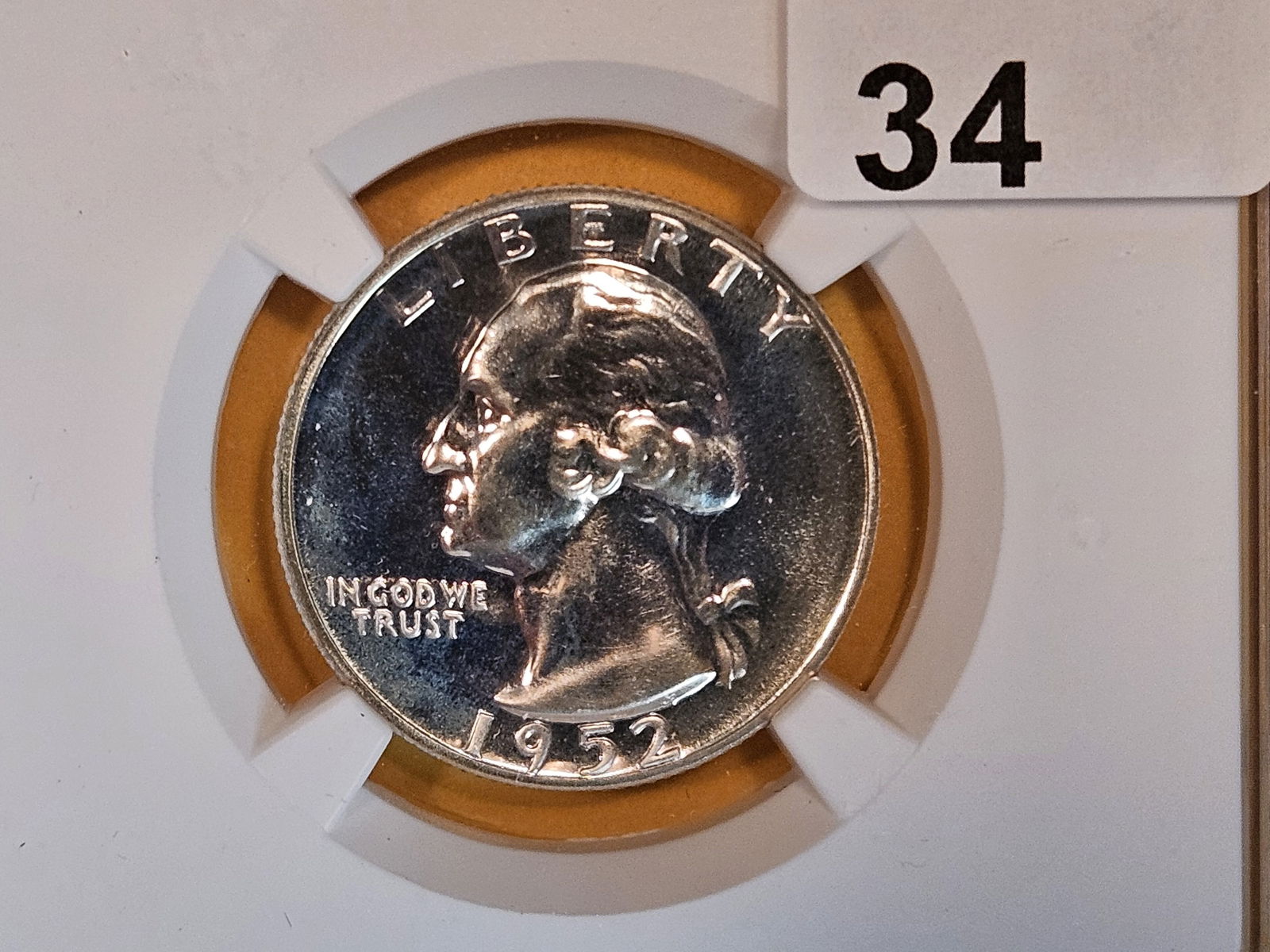 Superb Gem! NGC 1952 silver Washington Quarter (1 of 3)