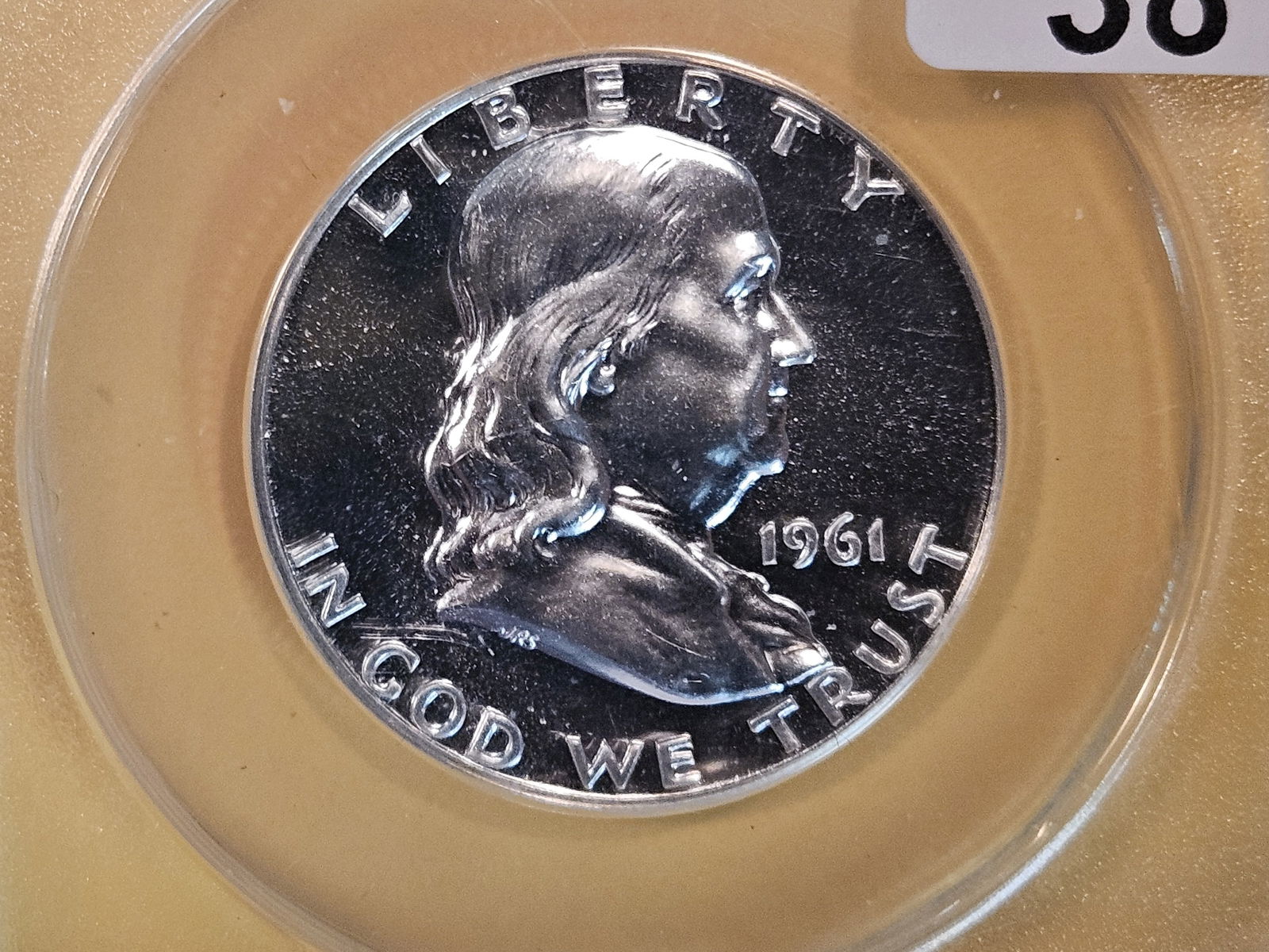 Superb GEM! ANACS 1961 Franklin Half Dollar (1 of 3)