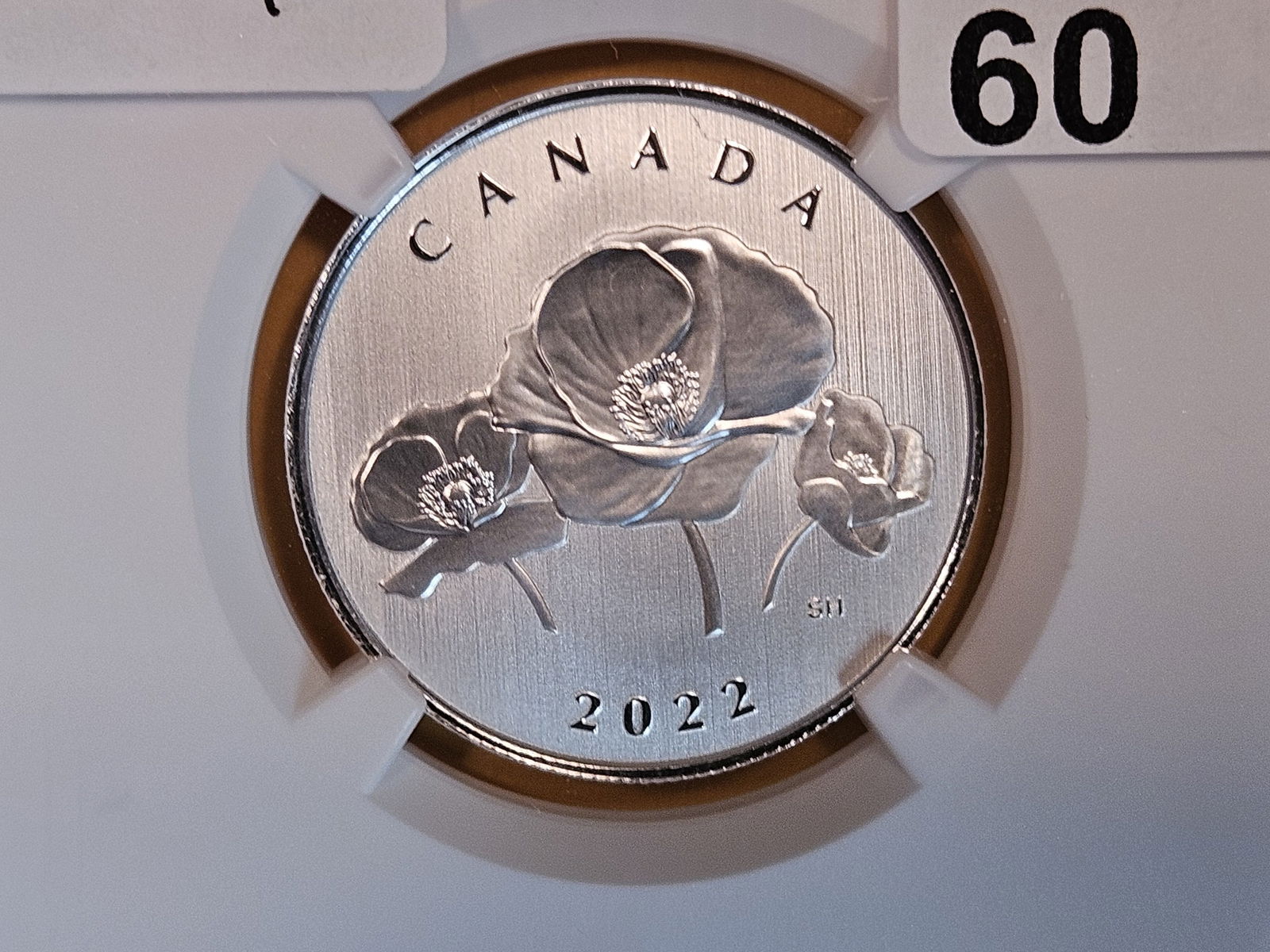 PERFECT! NGC 2022 Canada silver Five Dollars in Specimen 70 (1 of 3)