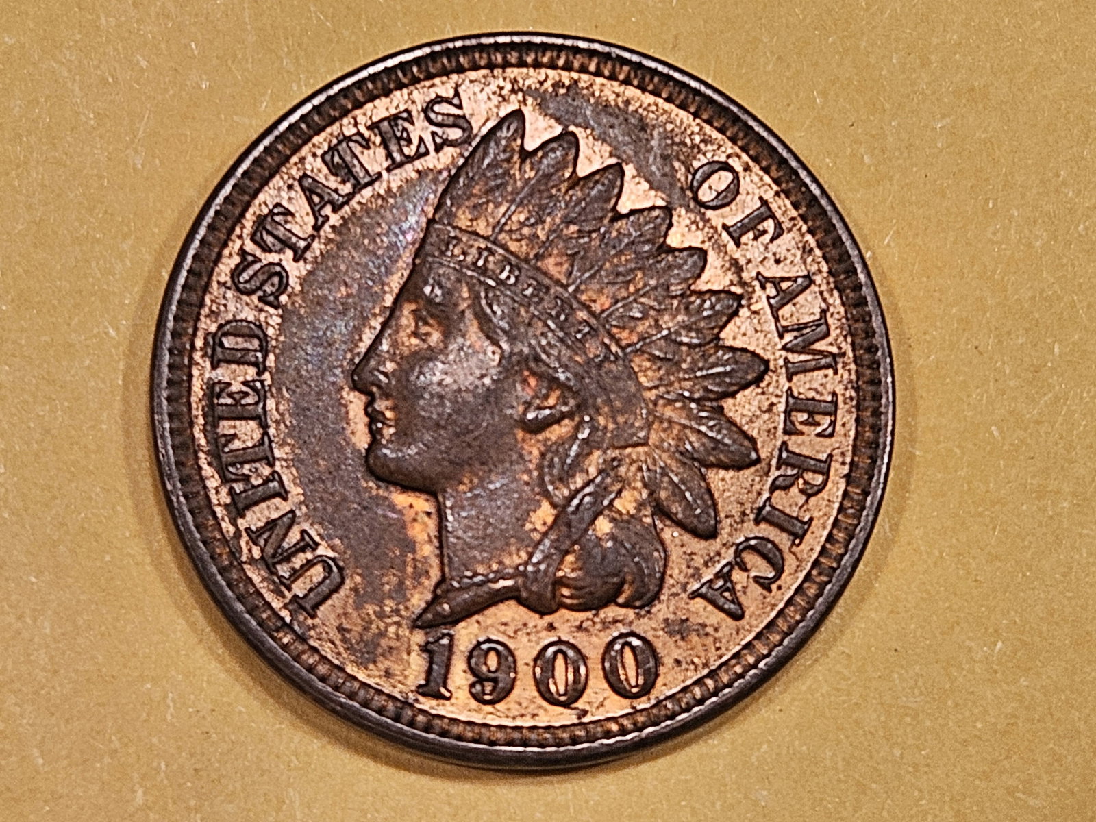 1900 Indian Cent in Red-Brown Uncirculated (1 of 5)