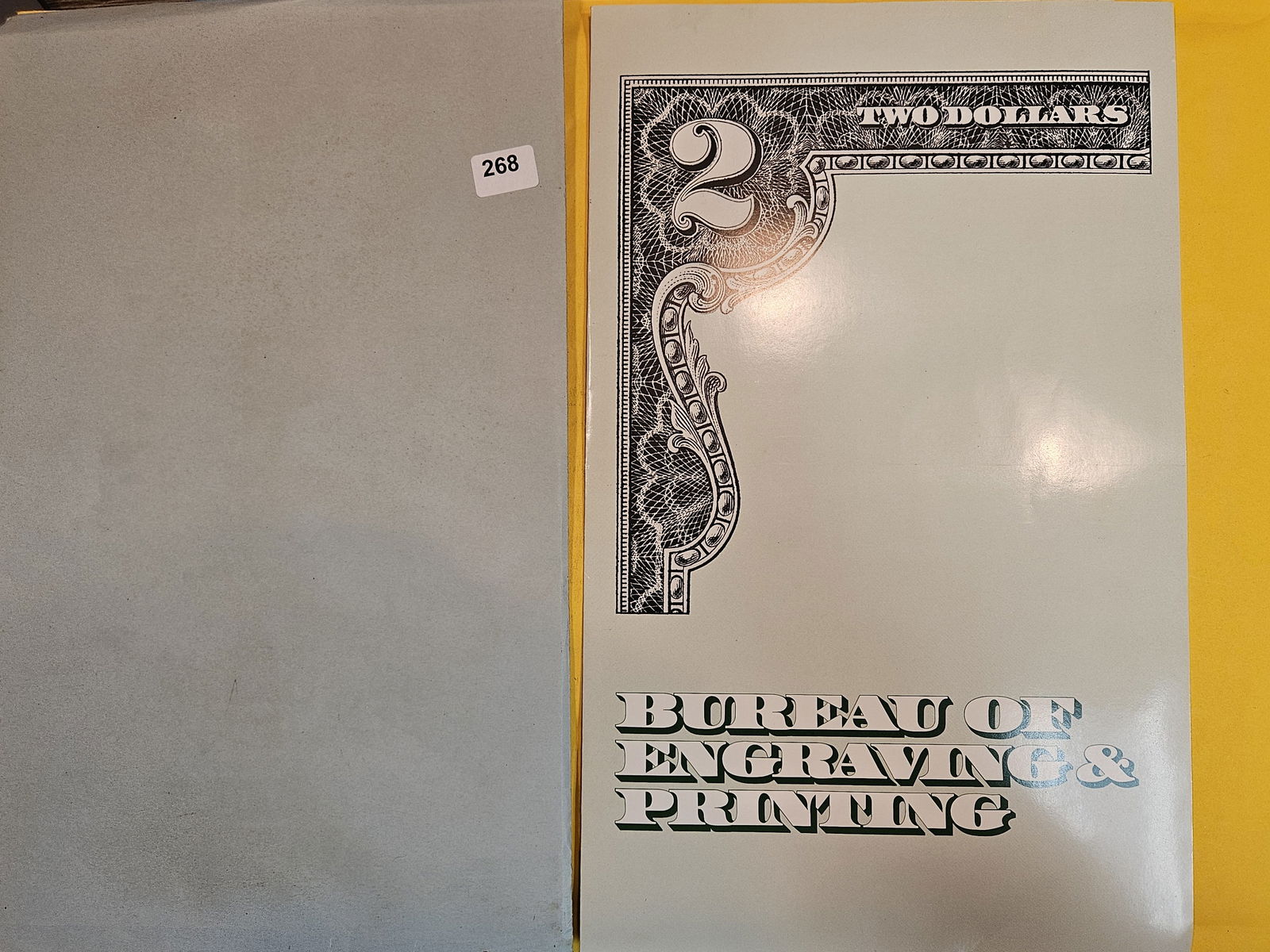 BEP Four-note Uncut Sheet of Crisp Uncirculated two dollar bills (1 of 2)