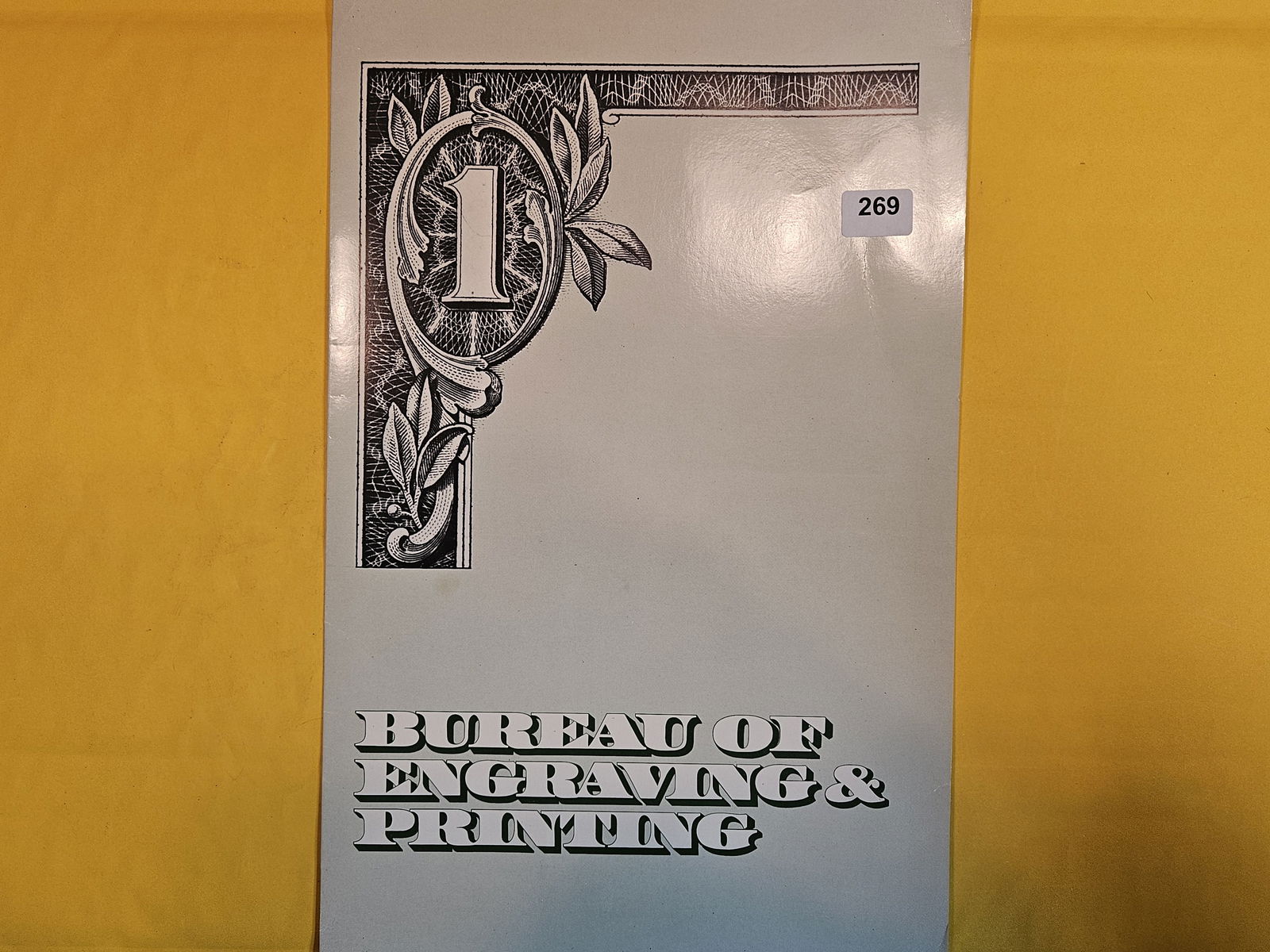 BEP Four-note Uncut Sheet of Crisp Uncirculated One dollar bills (1 of 2)