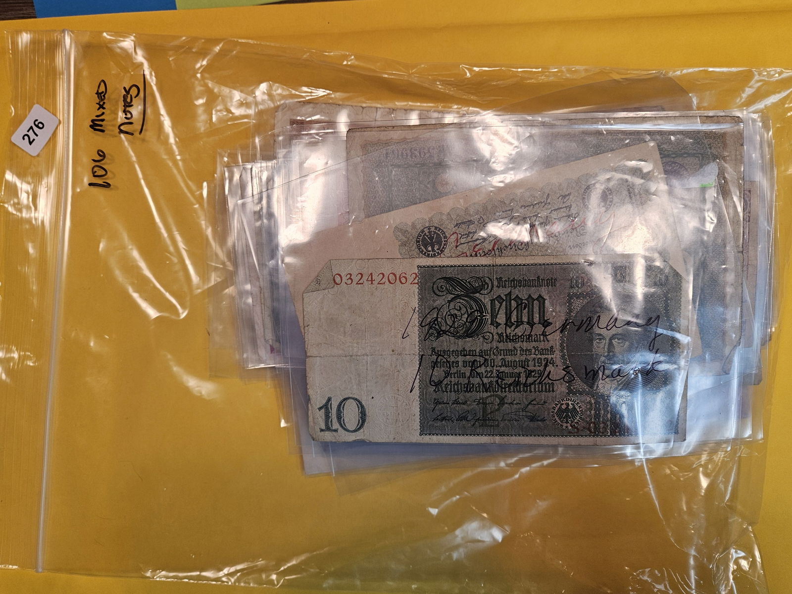 One Hundred and Six mixed World notes (1 of 2)