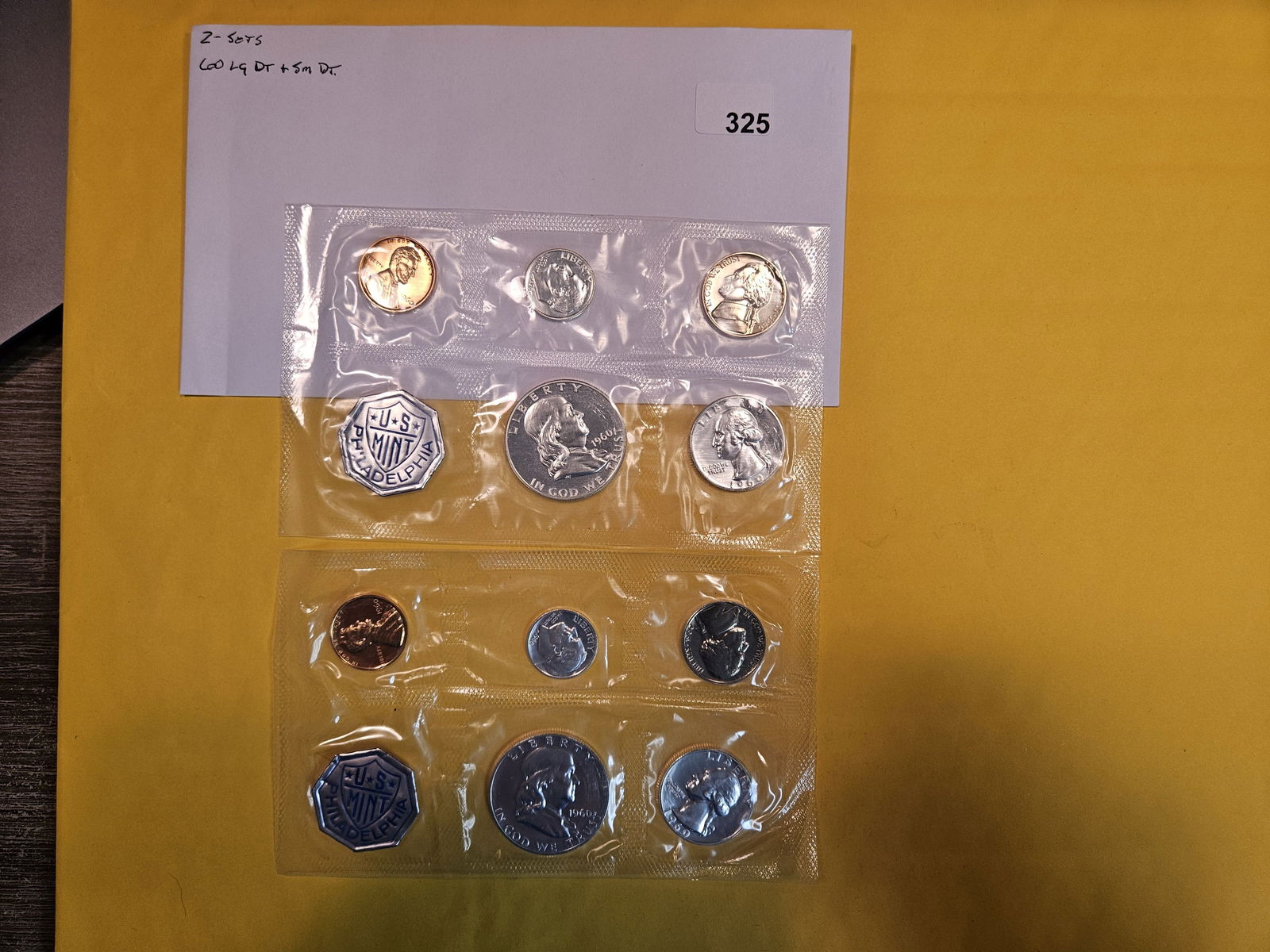 Two 1960 US SILVER Proof Sets in blister packs (1 of 3)