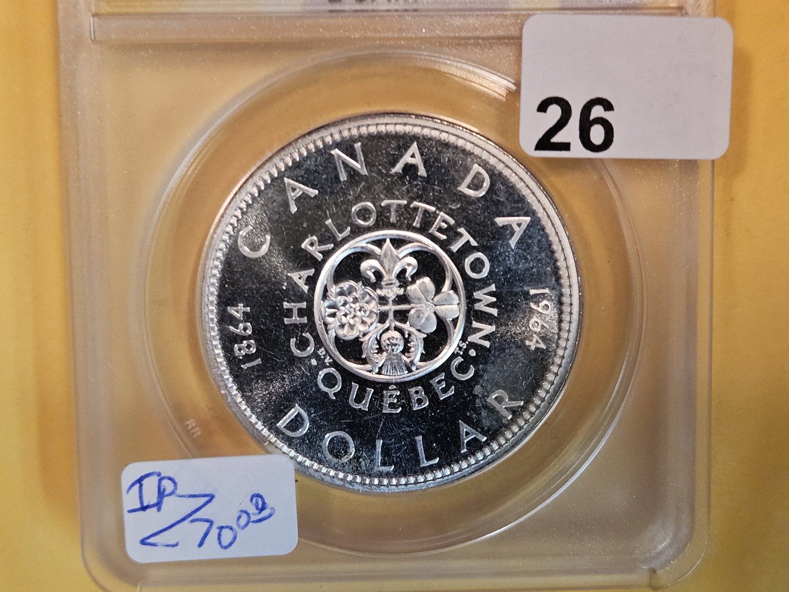 Superb GEM! ANACS 1964 Canada Prooflike Silver Dollar in Mint State 68 DEEP CAMEO (1 of 3)